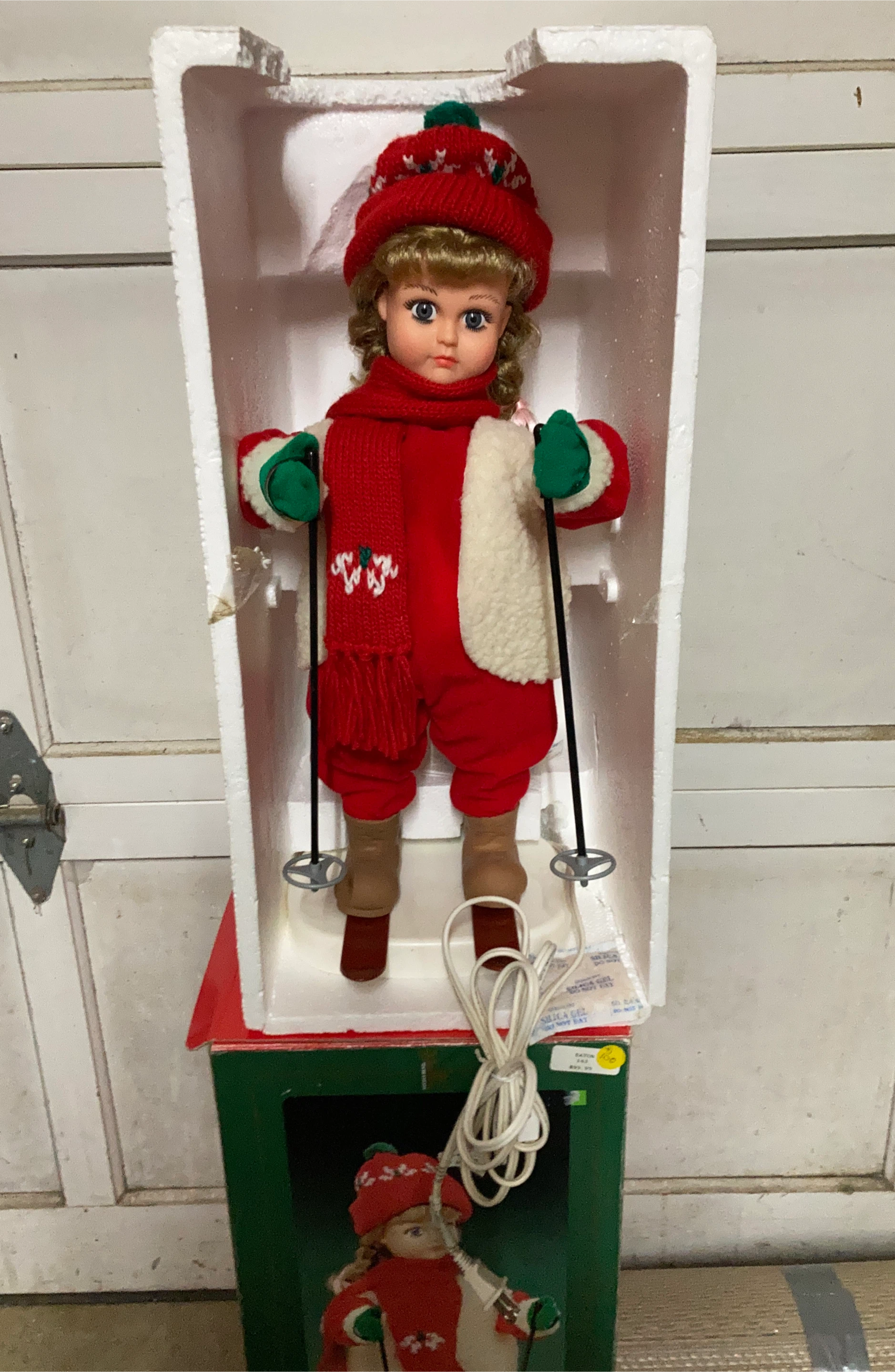 Vintage Skiing Doll in Box