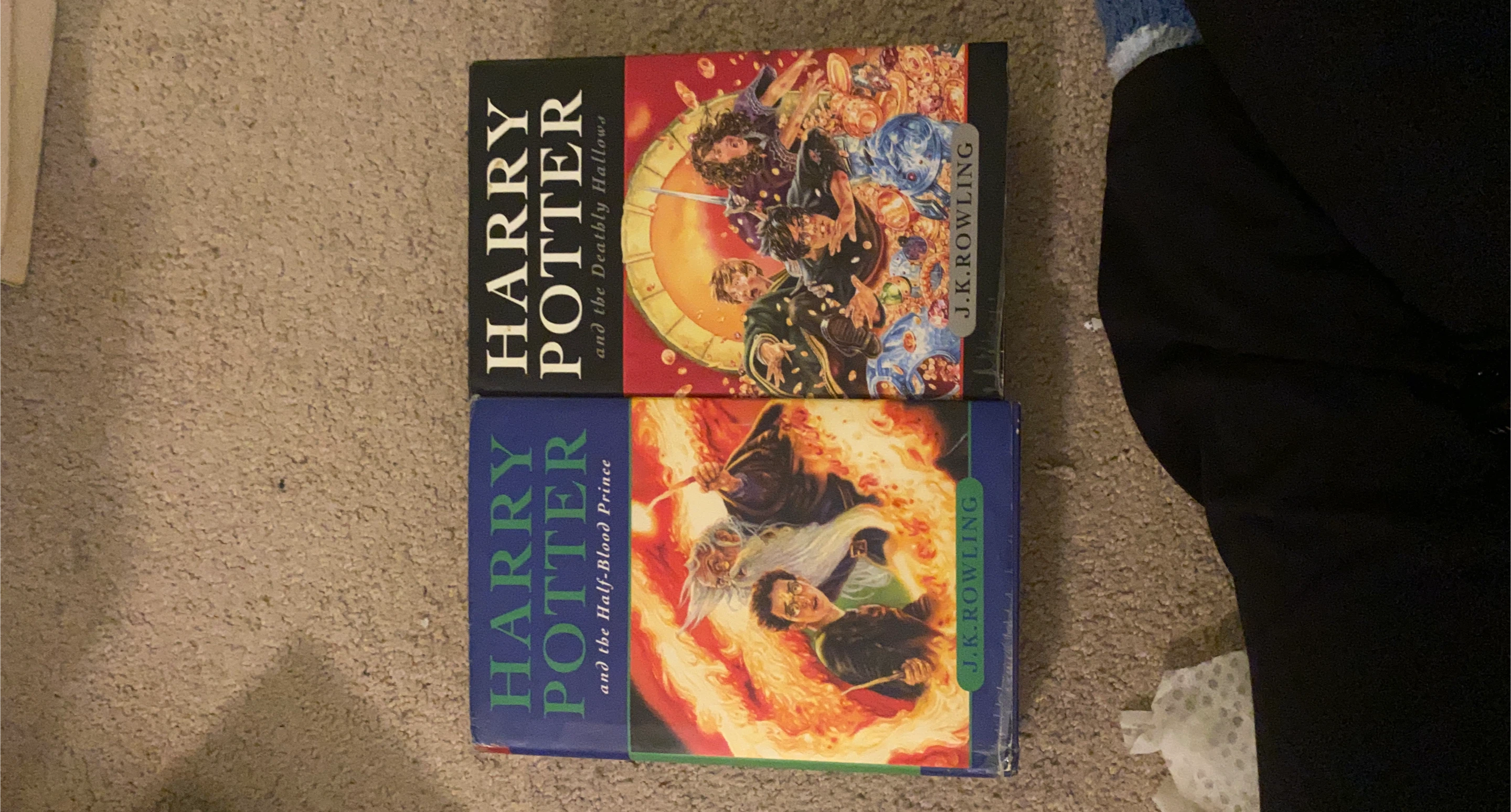 Harry Potter Books: Half-Blood Prince & Deathly Hallows