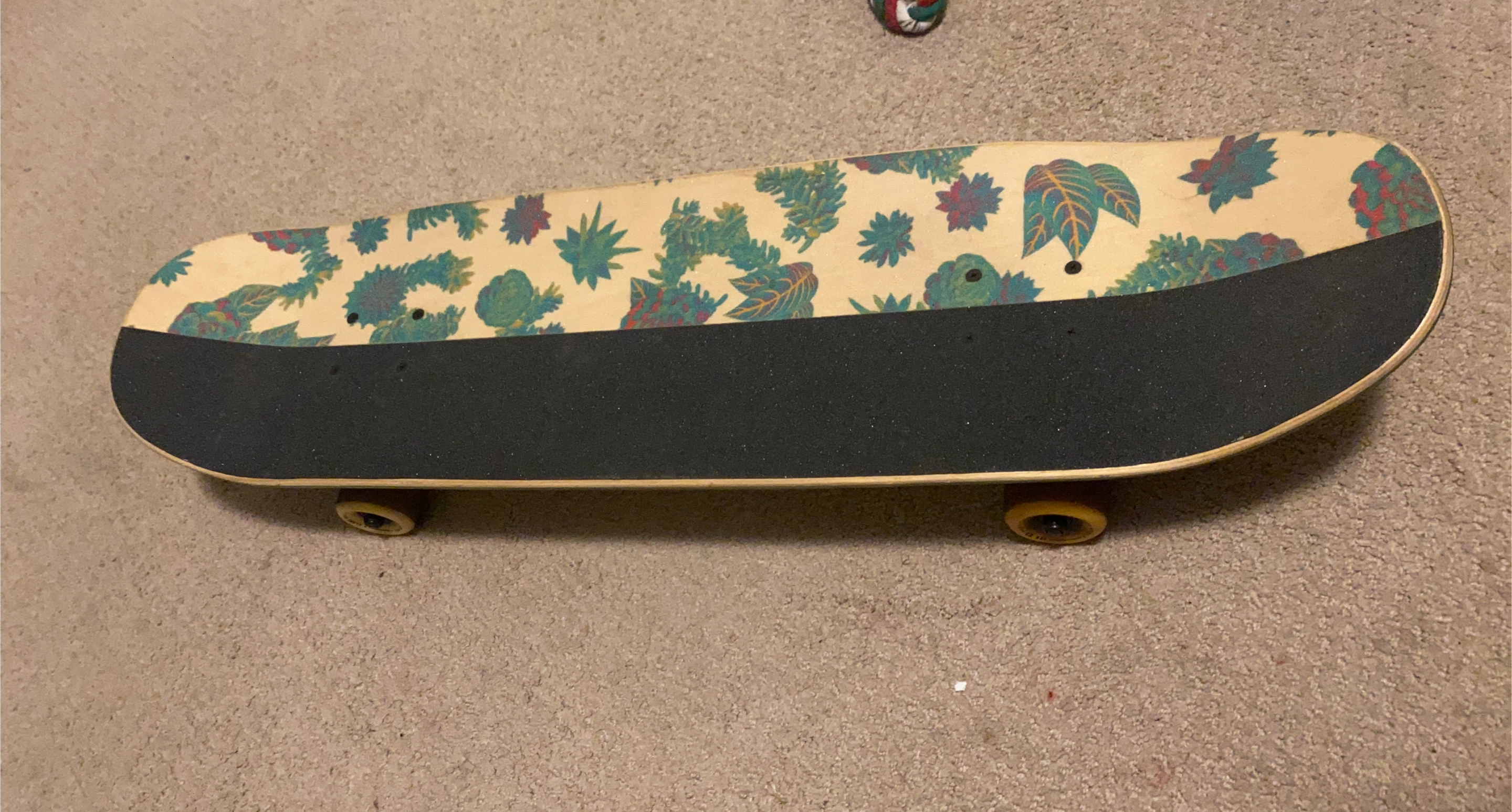 Custom Skateboard with Stickers