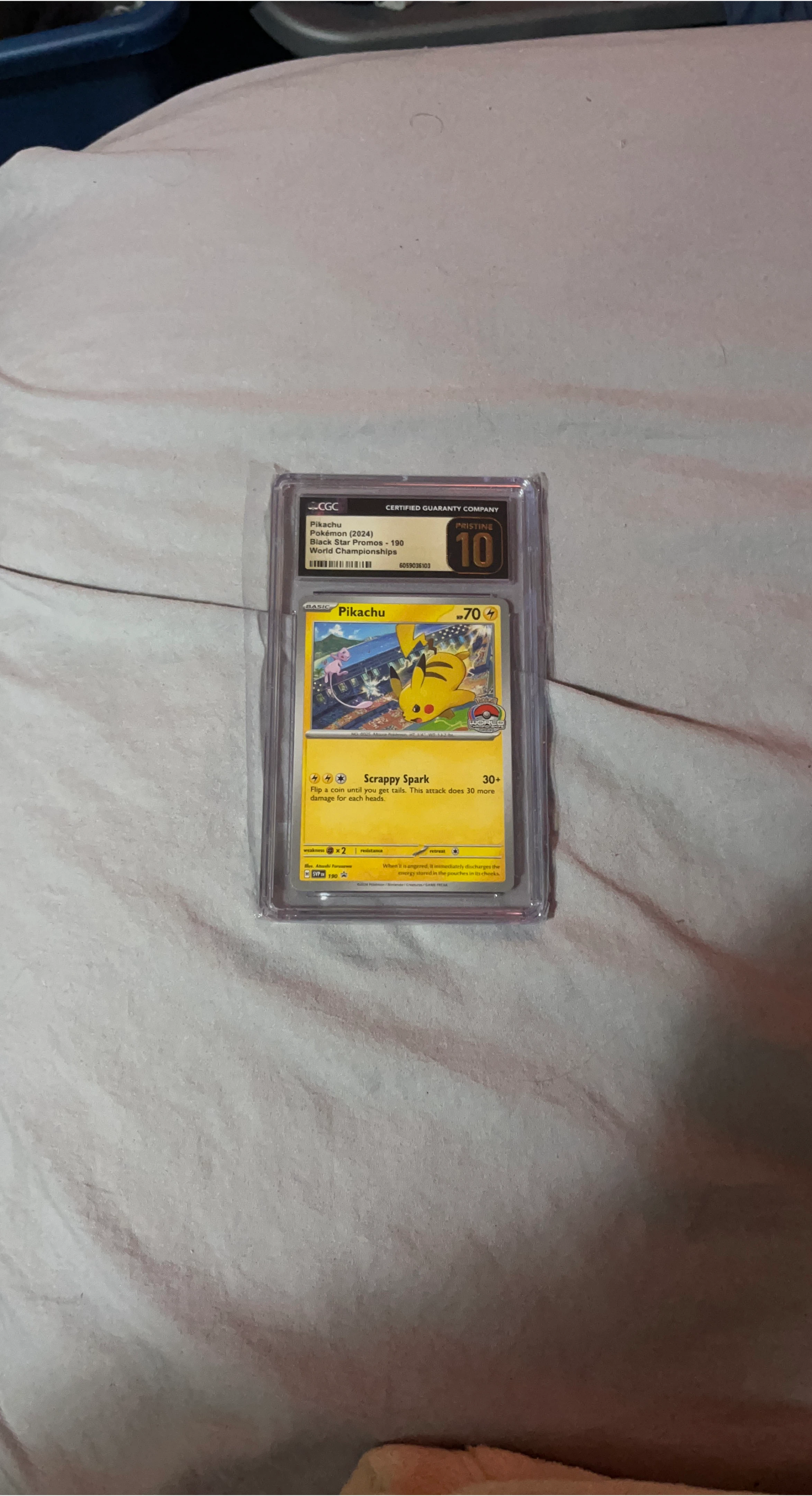 Pikachu Pokemon 2024 Card - CGC Pristine 10