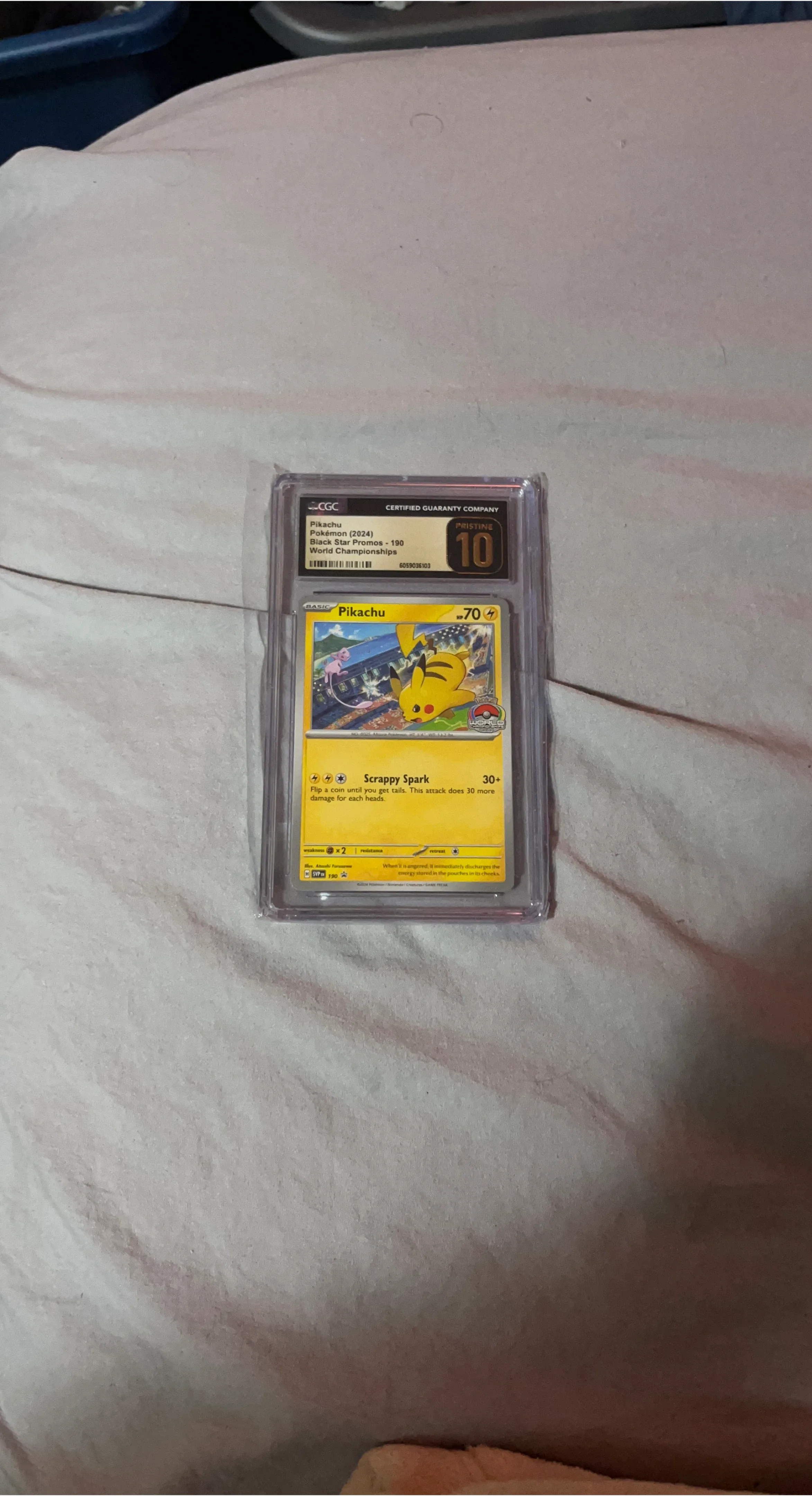Pikachu Pokemon 2024 Card - CGC Pristine 10