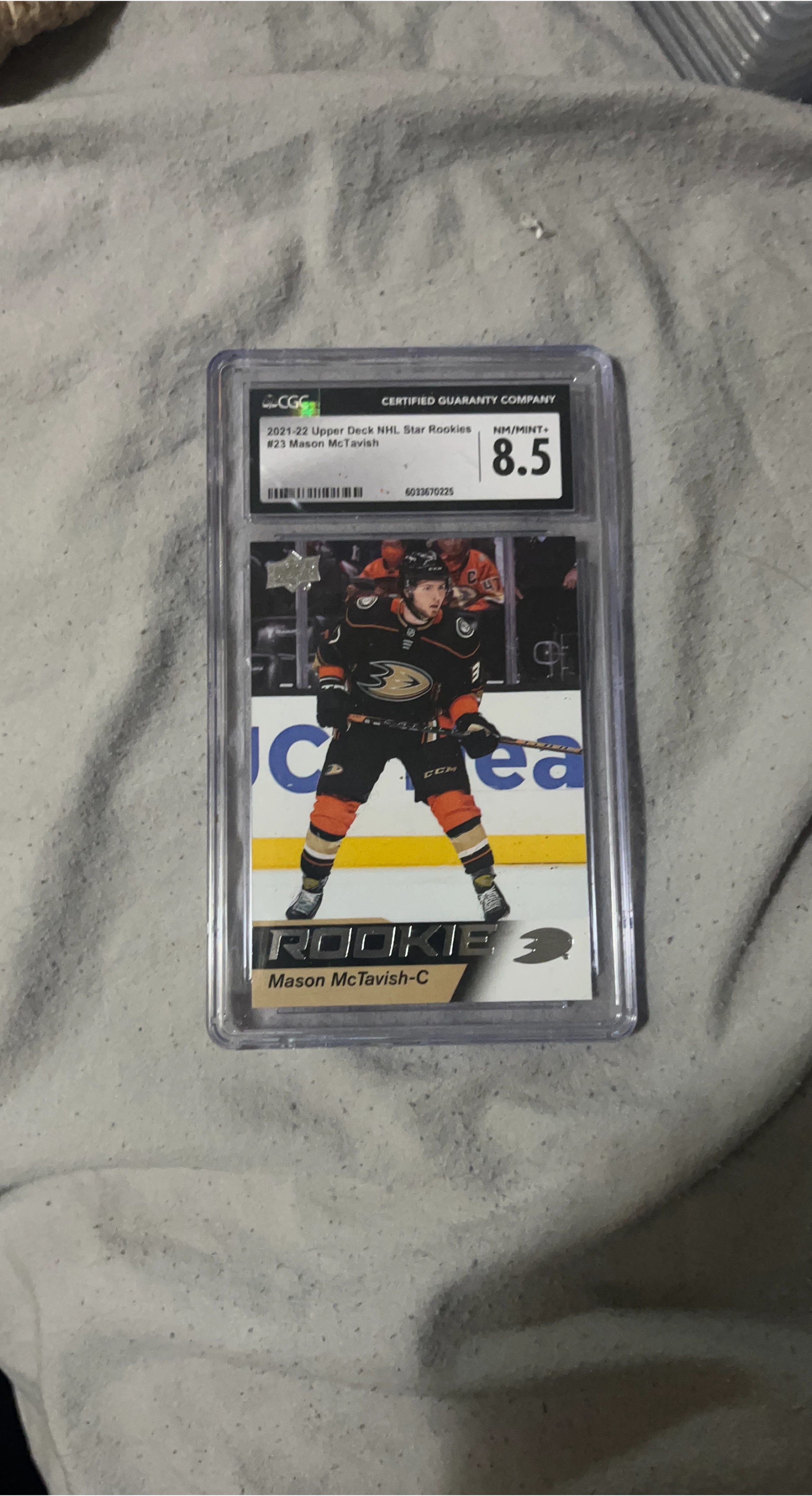 Mason McTavish Rookie Card - Upper Deck