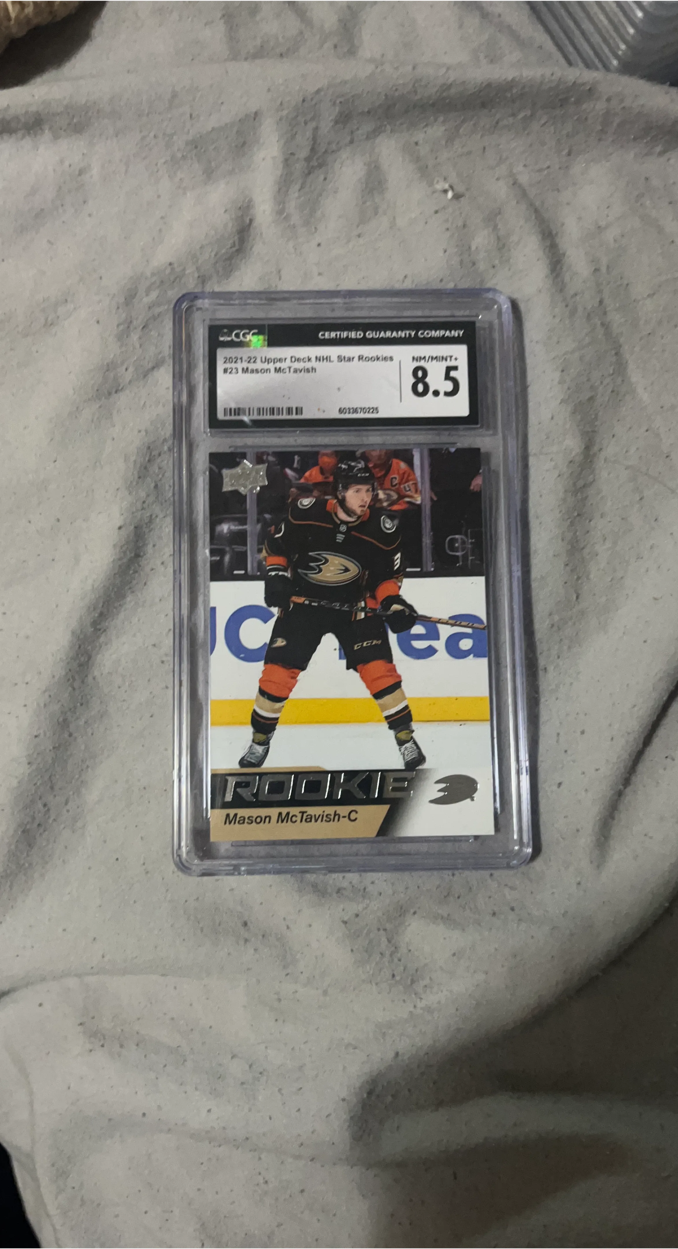 Mason McTavish Rookie Card - Upper Deck