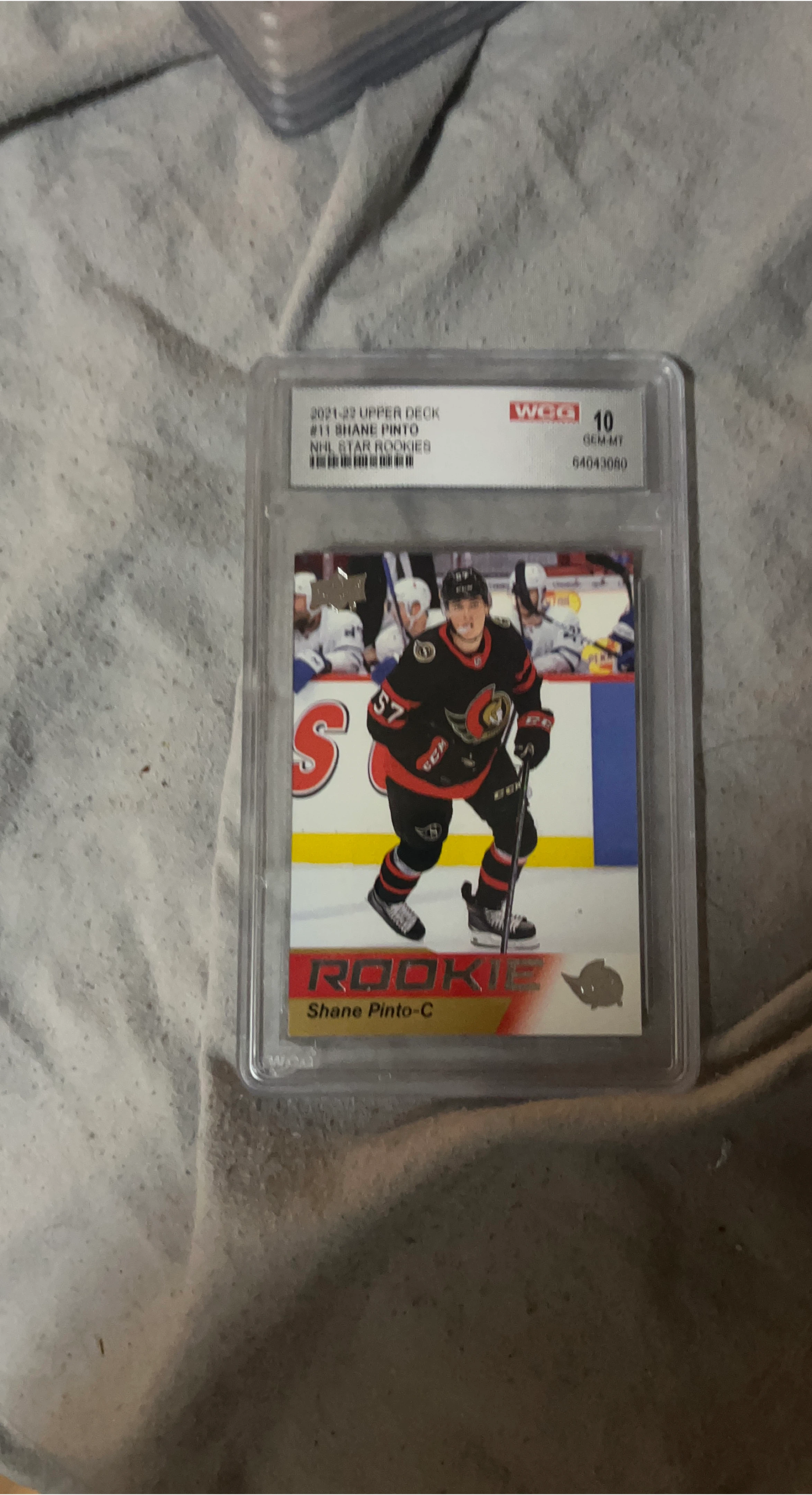 Shane Pinto Rookie Card - Upper Deck NHL Star Rookies
