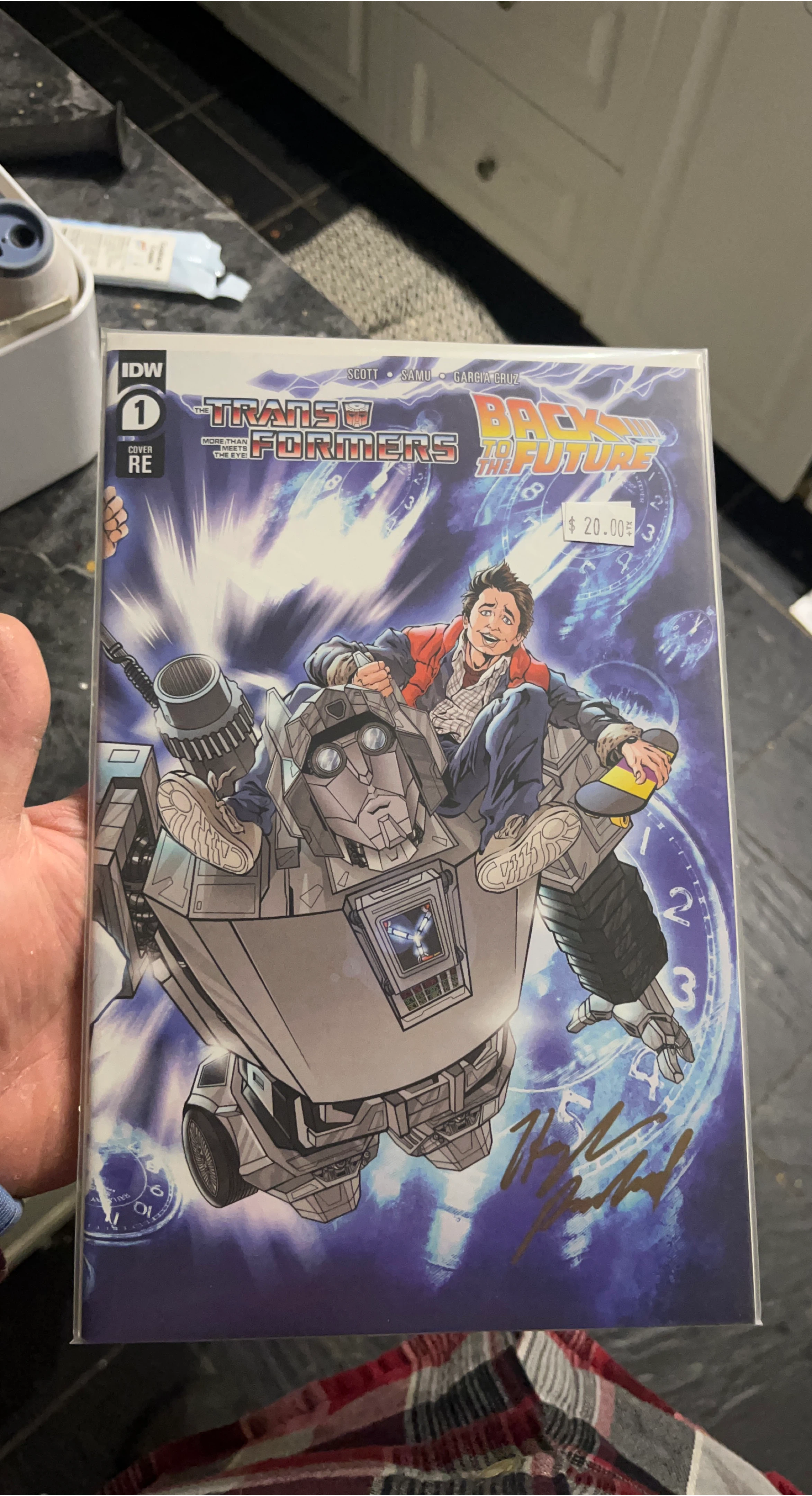 Transformers/Back to the Future Comic Book