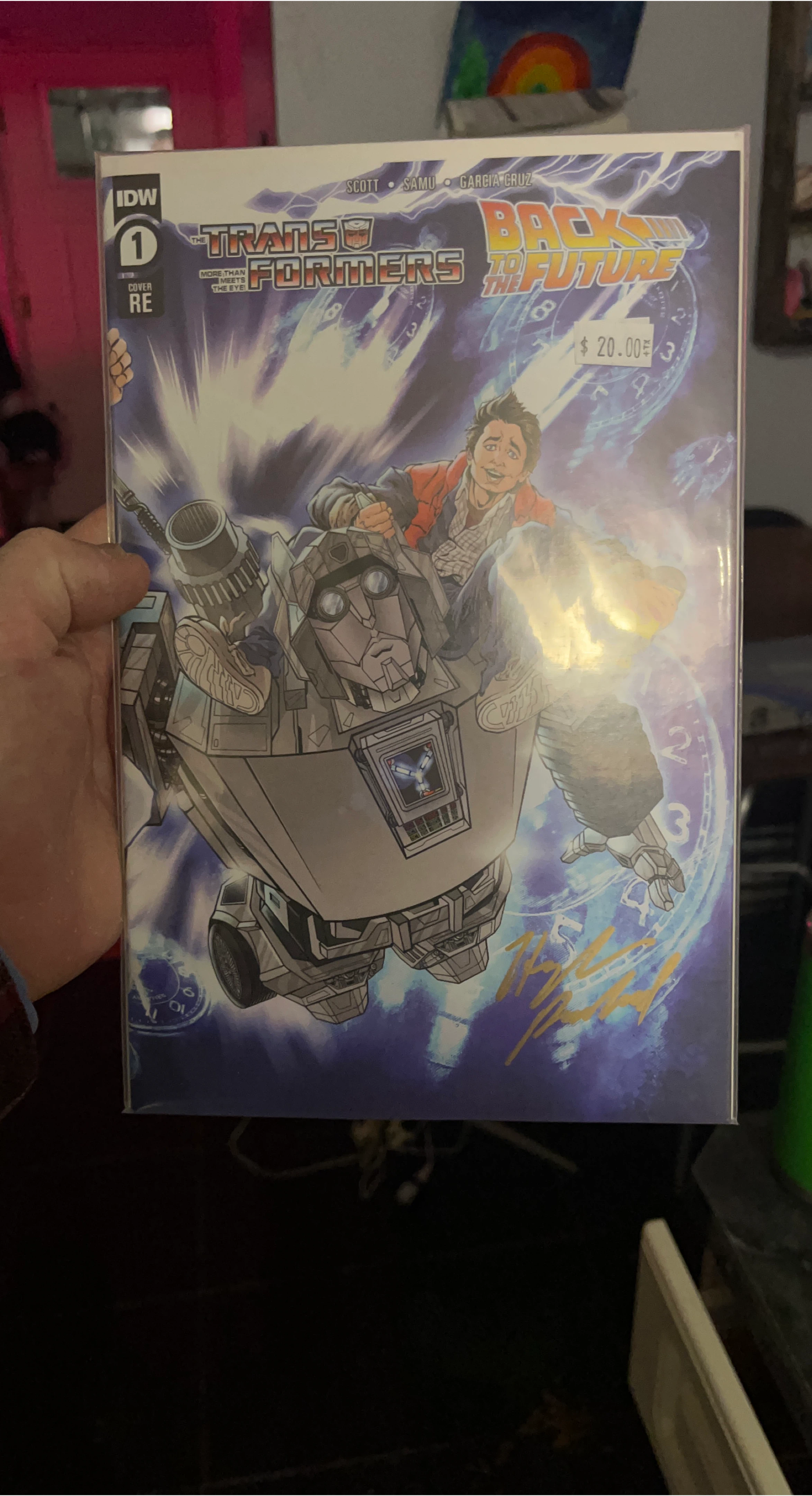 Transformers Back to the Future Comic Book