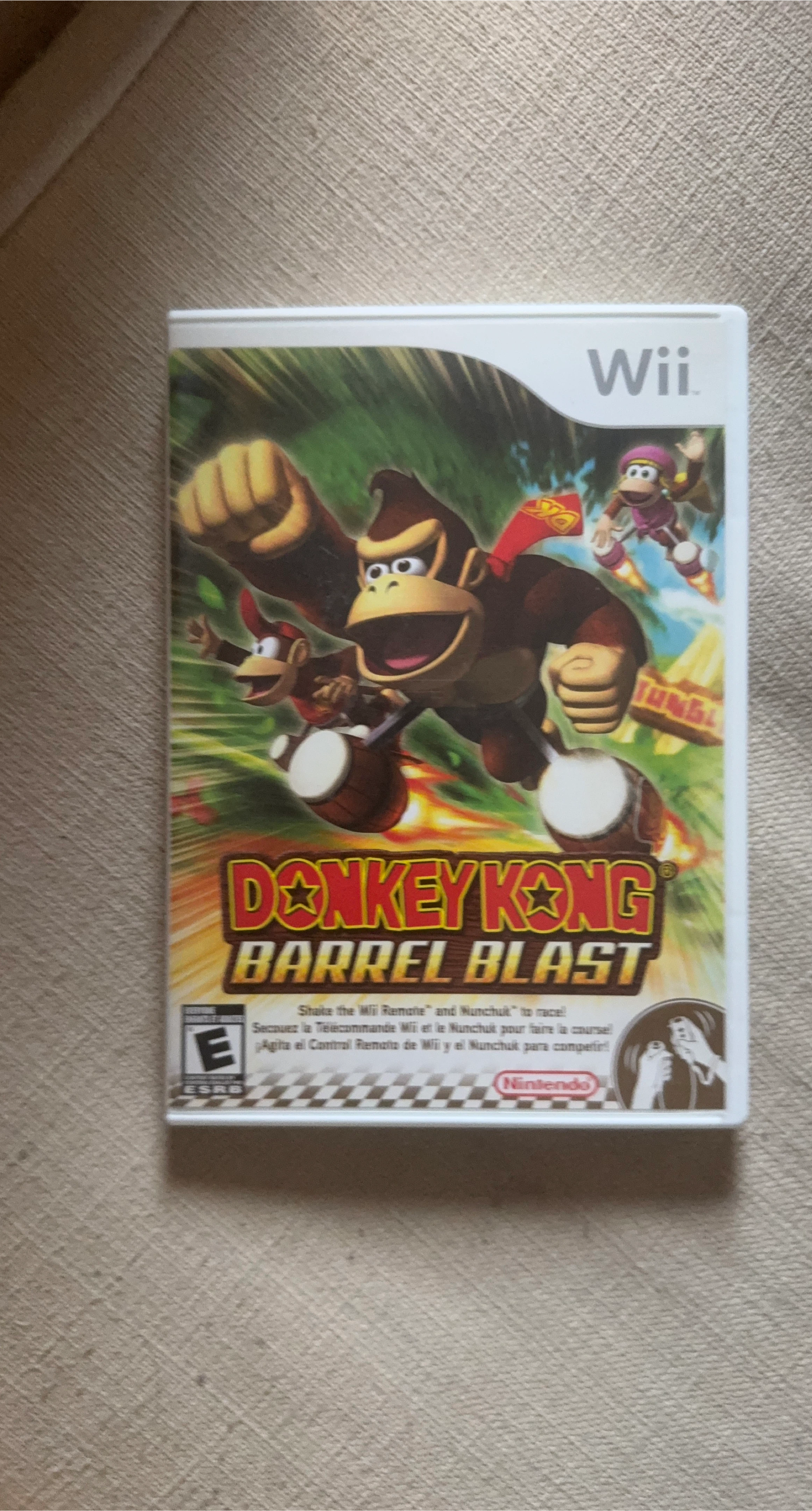 Donkey Kong Barrel Blast - Nintendo Wii Game