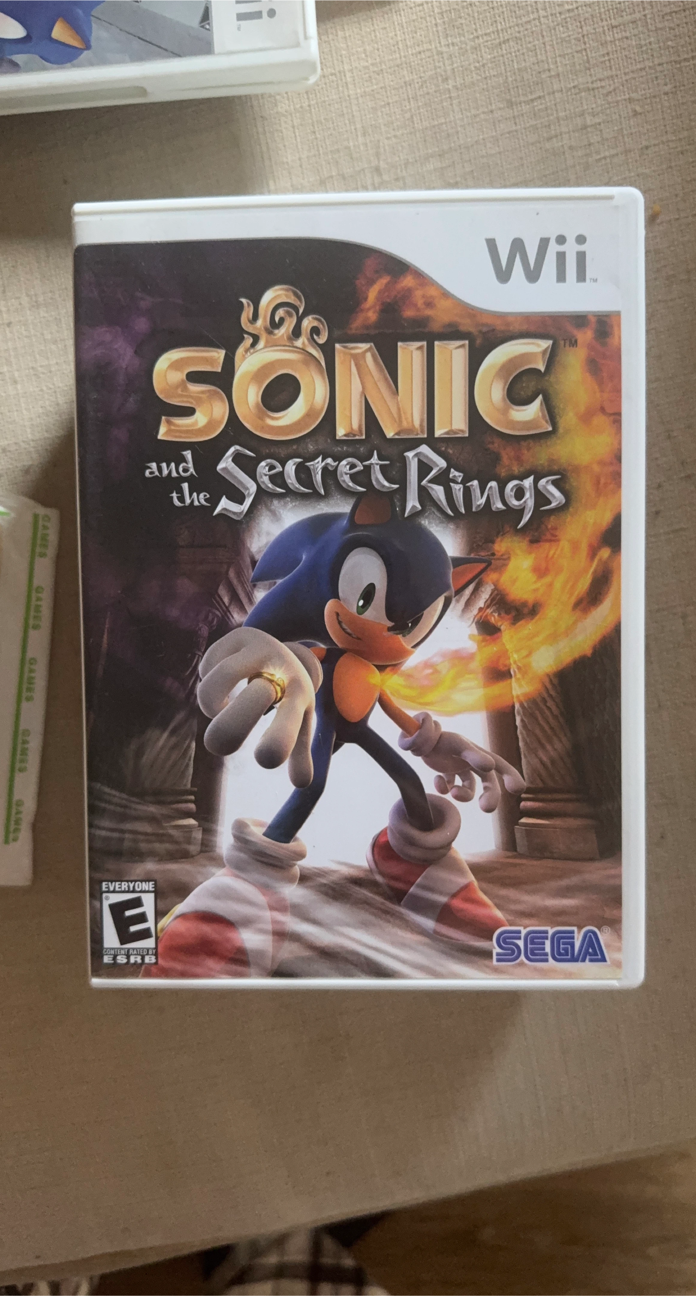 Sonic and the Secret Rings - Nintendo Wii Game