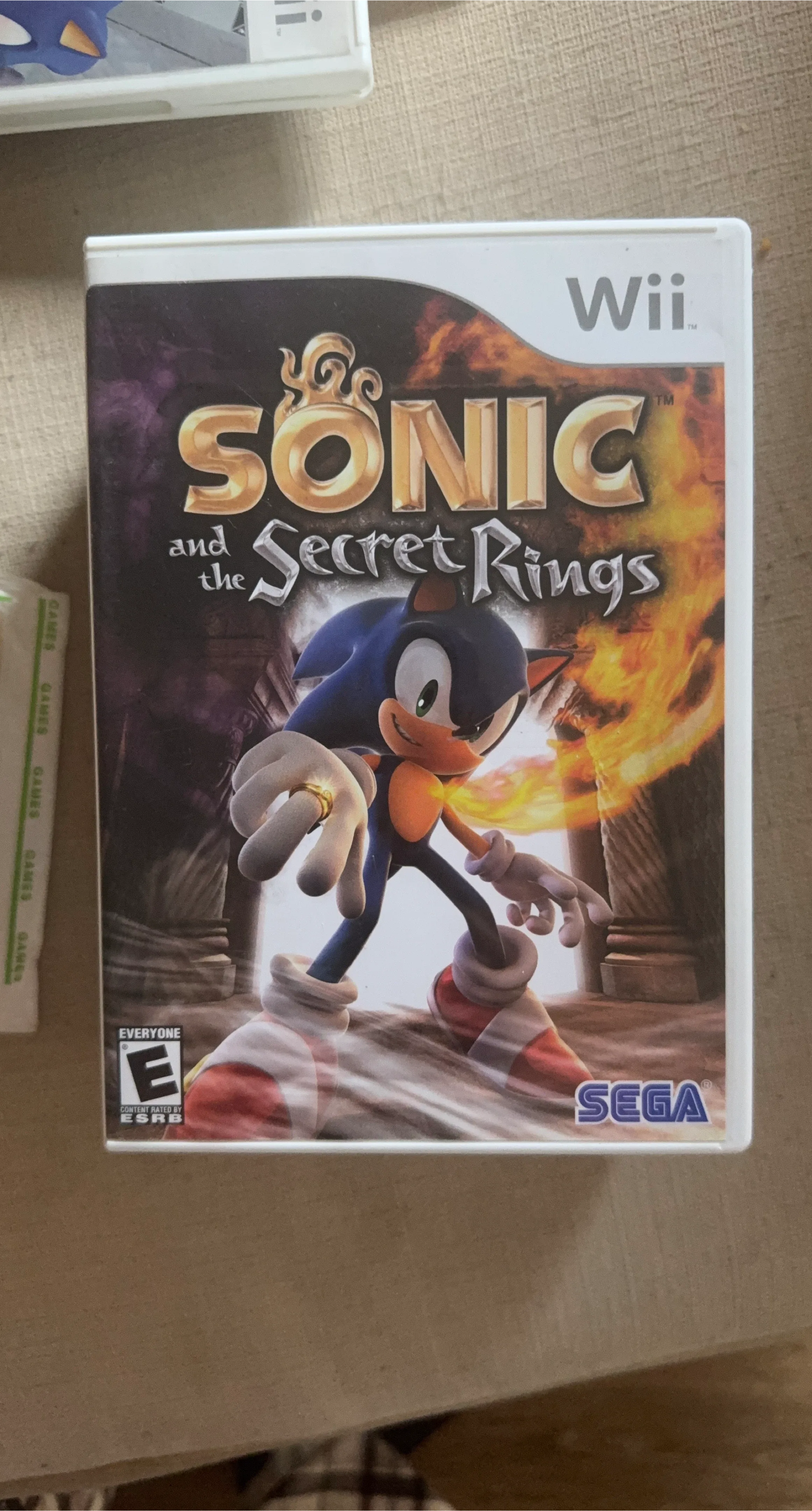Sonic and the Secret Rings - Nintendo Wii Game