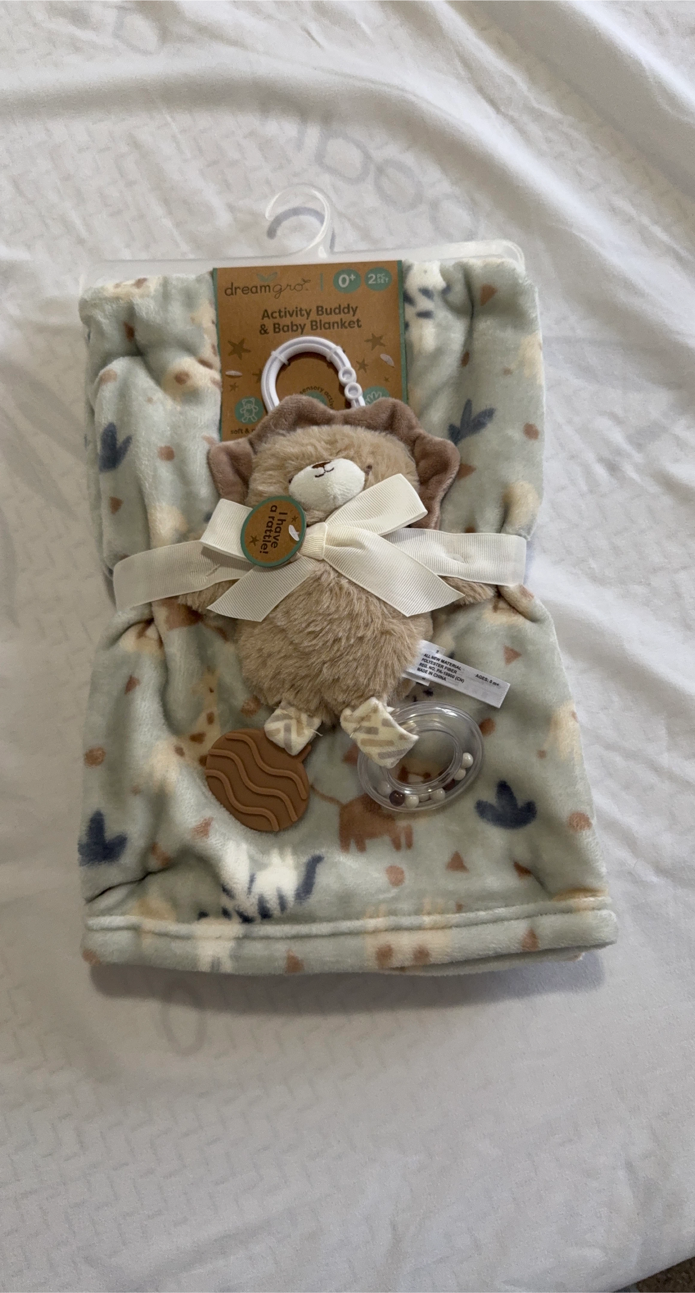 Dream Gro Activity Buddy & Baby Blanket - NEW