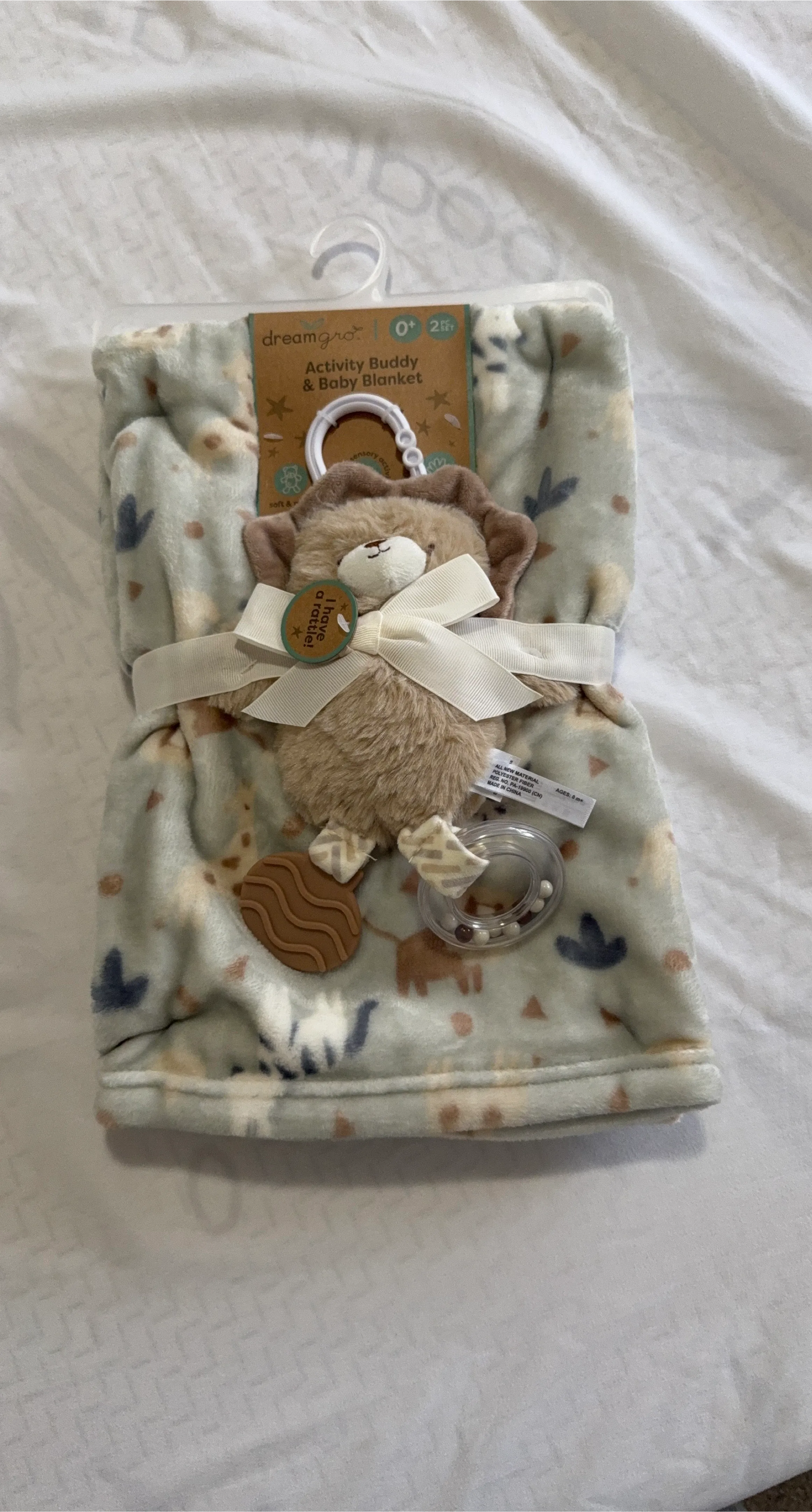 Dream Gro Activity Buddy & Baby Blanket - NEW