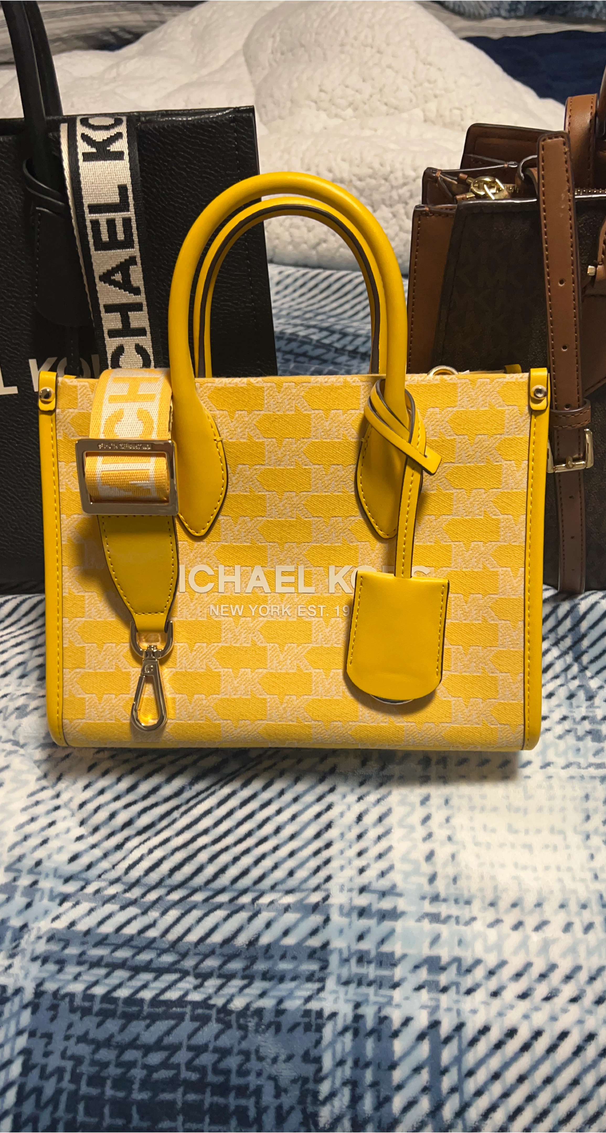 Michael Kors Mirella Small Shopper Tote - Butter Multi
