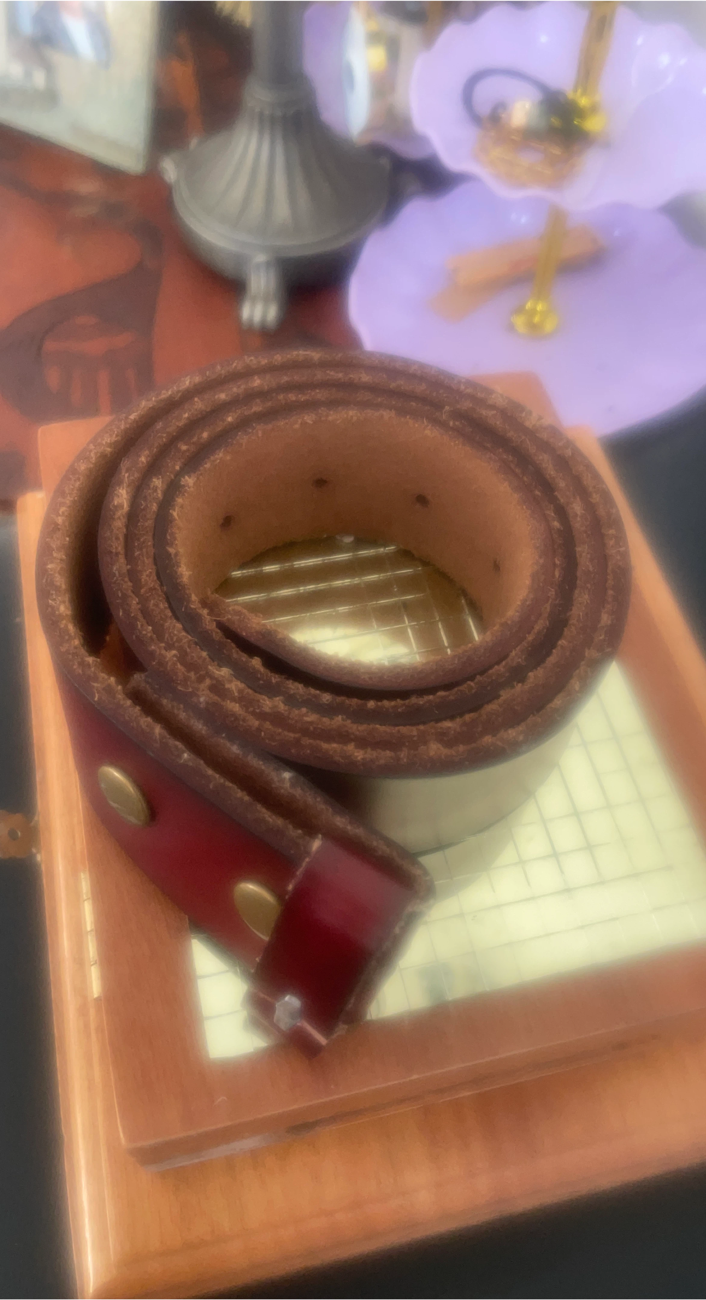Brown Leather Belt