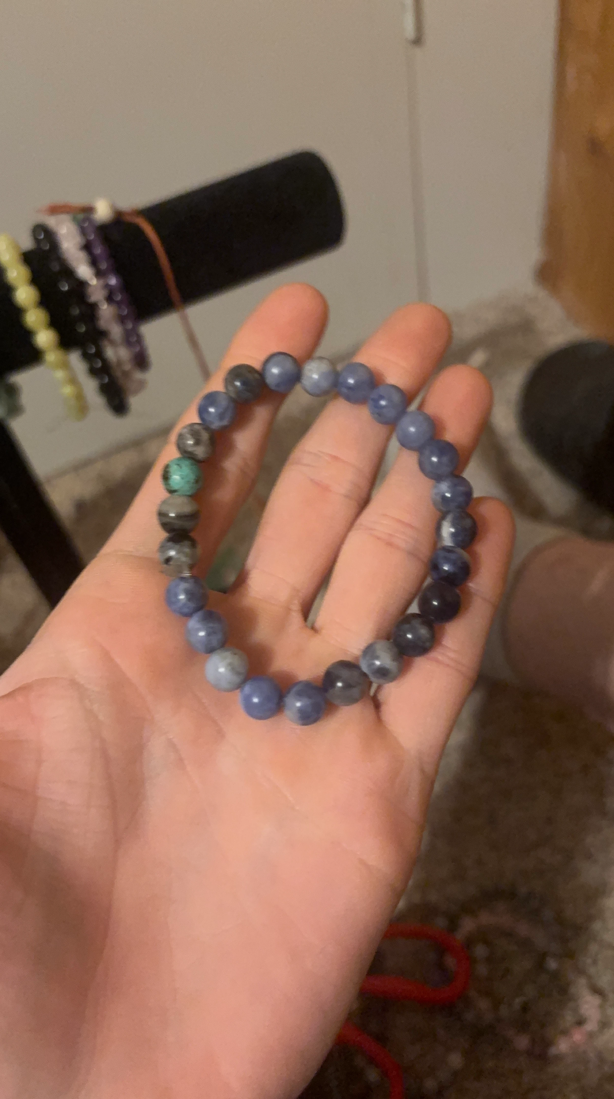 Beaded Bracelet - Blue