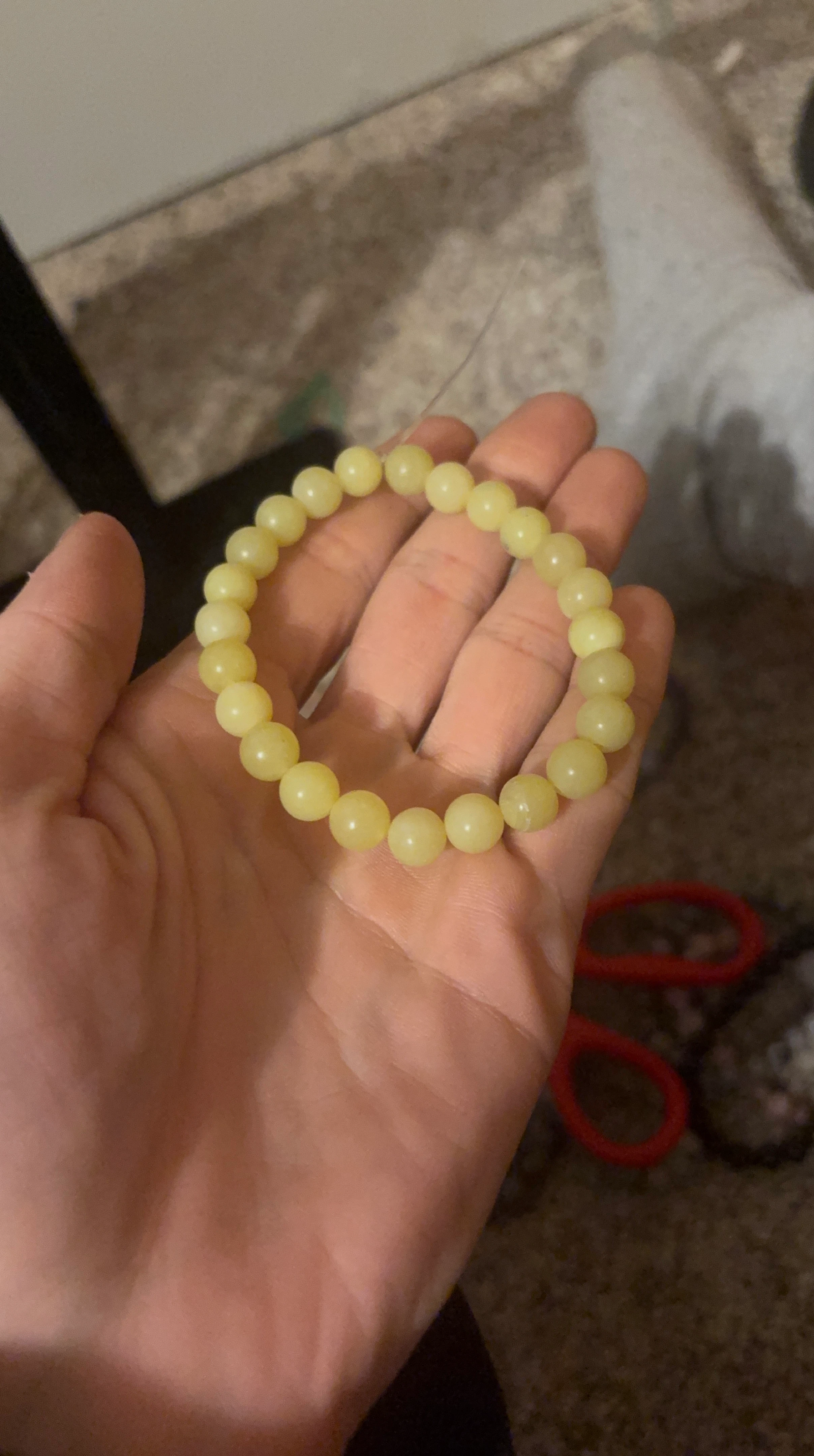 Beaded Bracelet - Yellow