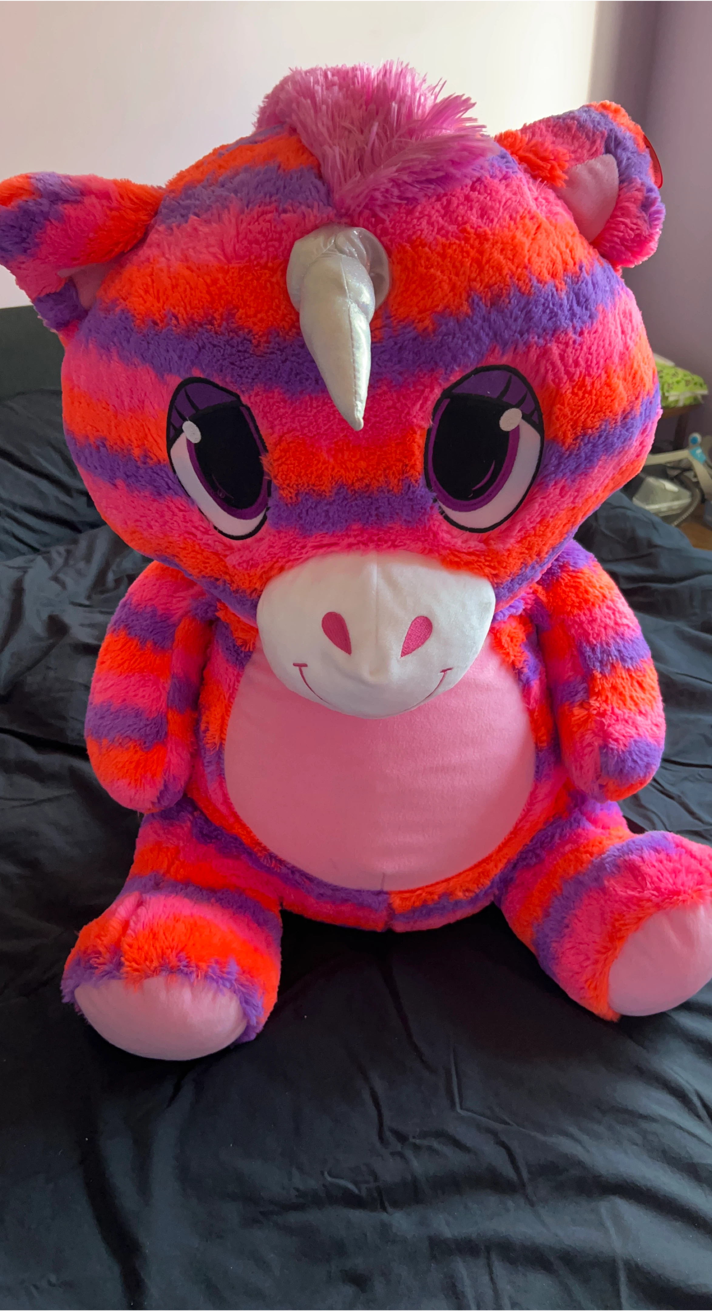 Striped Unicorn Plushie - Approx. 30 inches