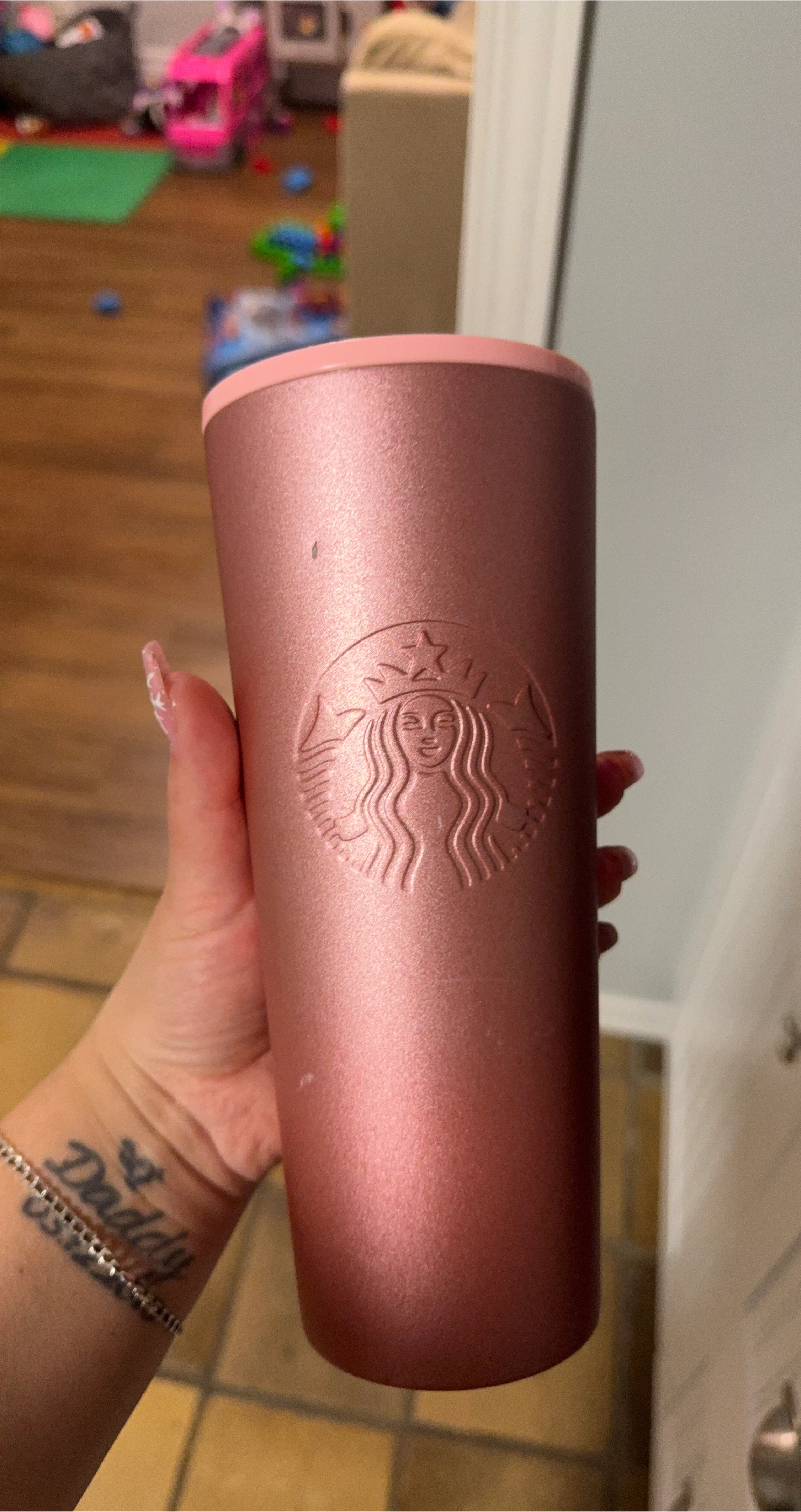 Starbucks Rose Gold Tumbler