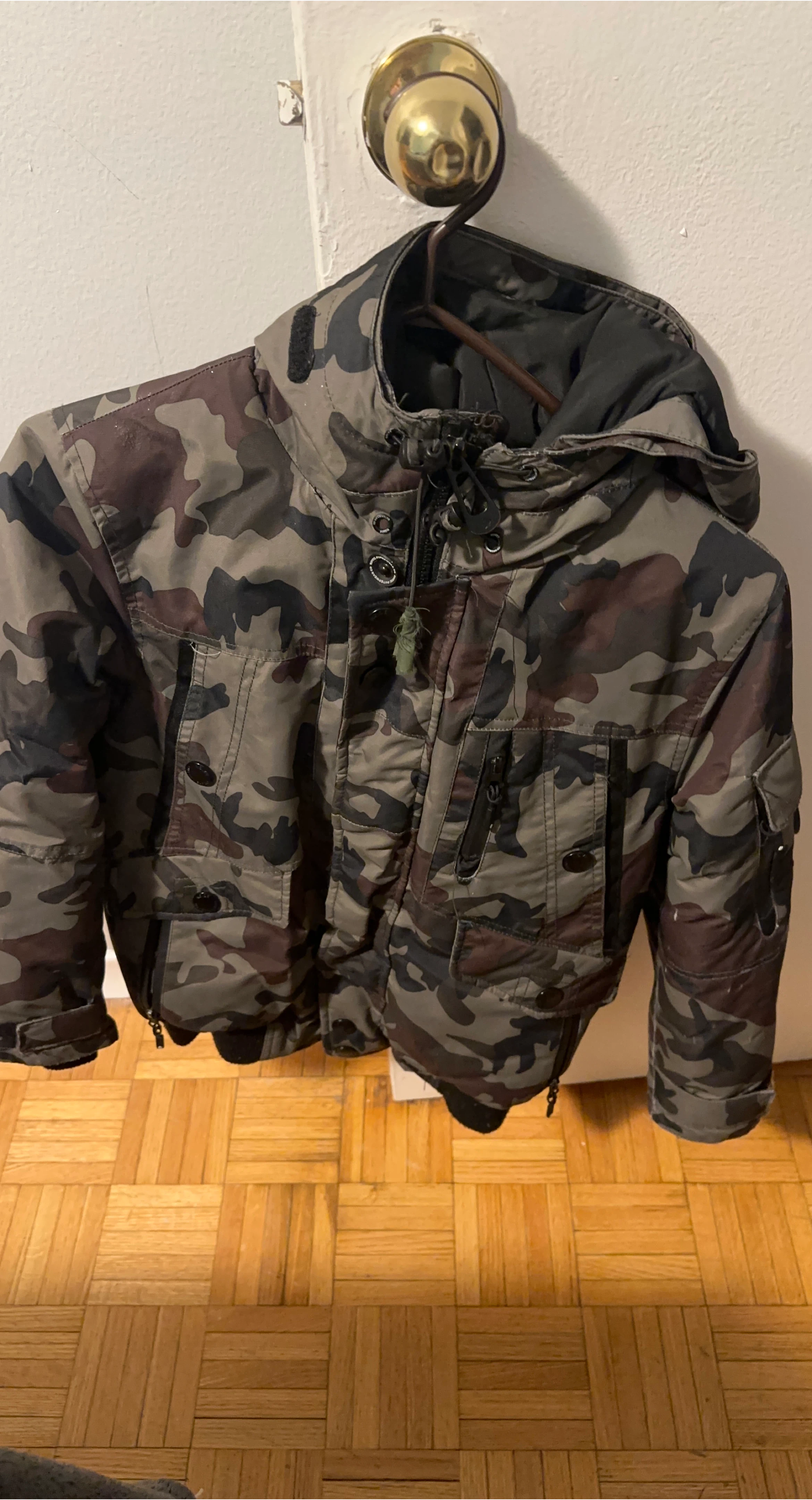 Camo Padded Winter Jacket