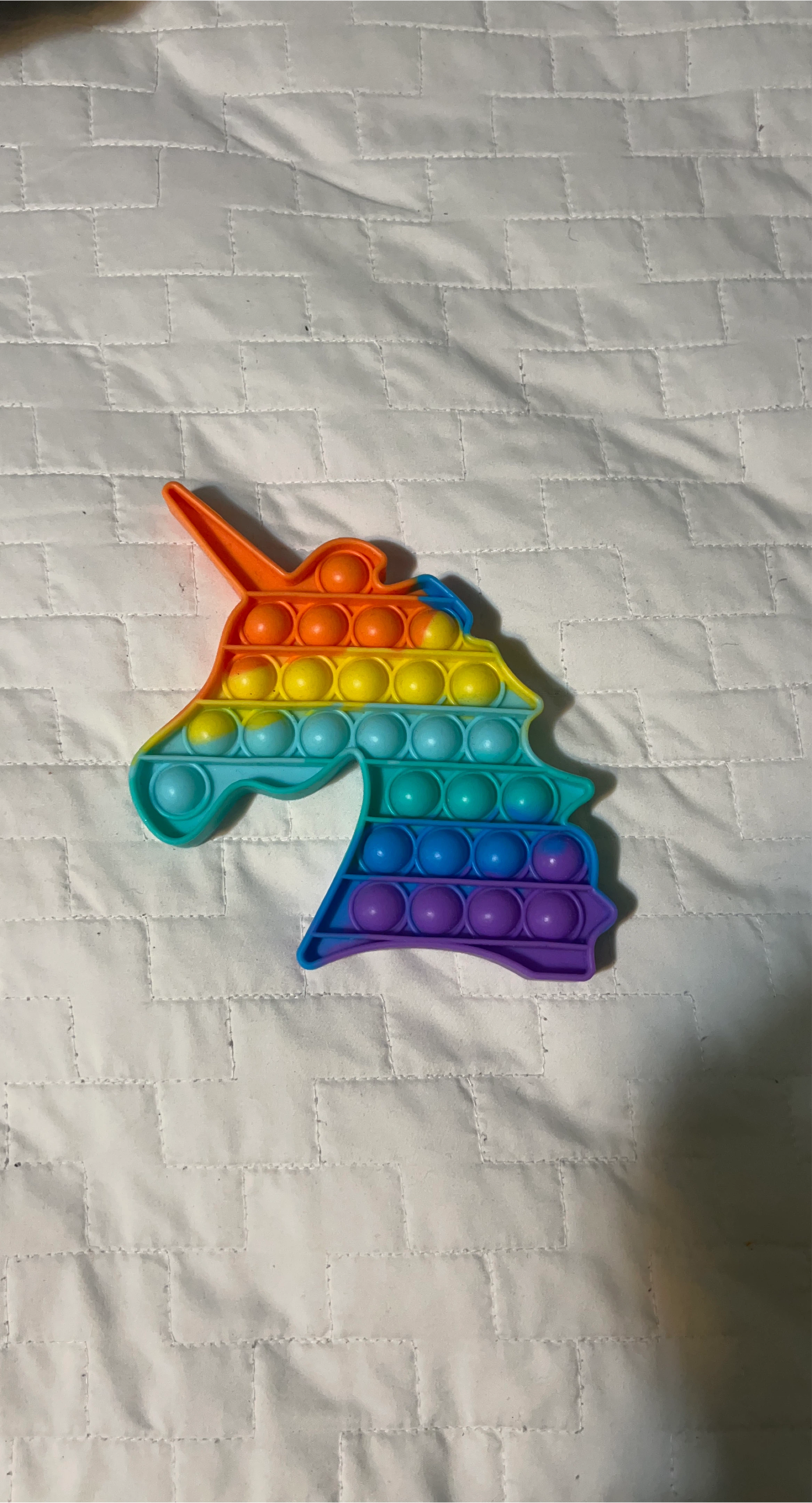 Rainbow Unicorn Pop It Fidget Toy image indicator(1)