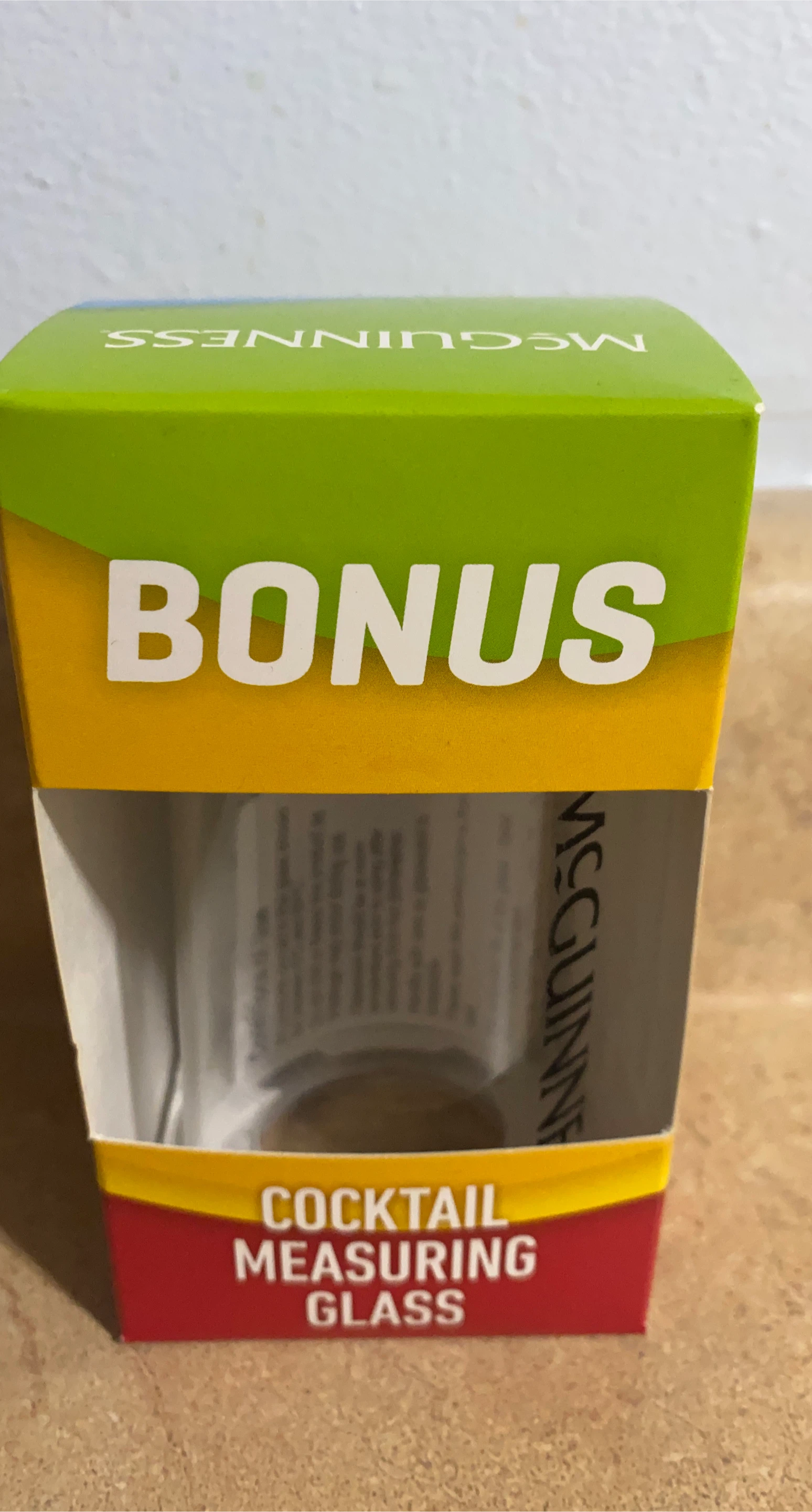 McGuinness Cocktail Measuring Glass