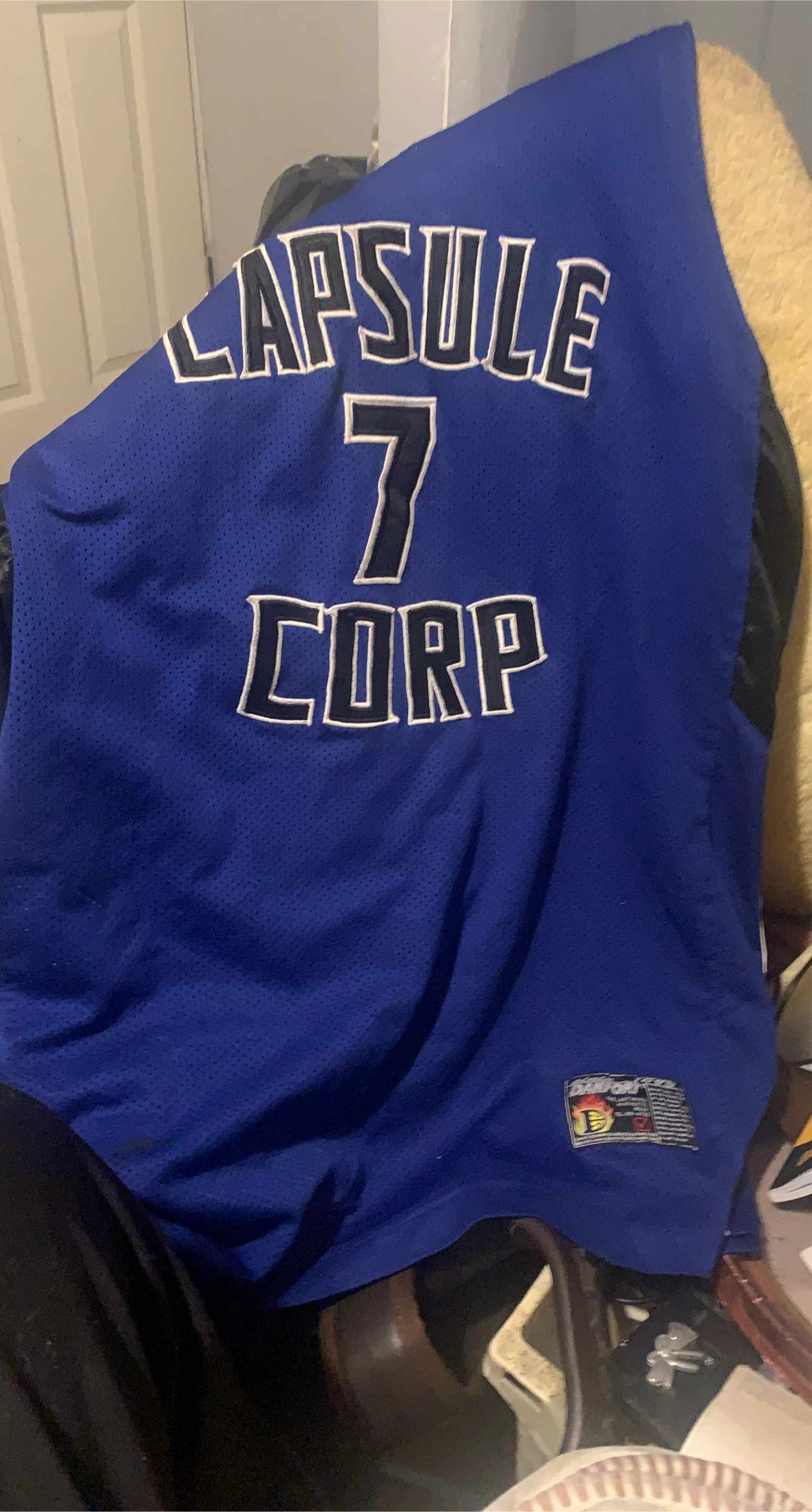 Capsule Corp #7 Basketball Jersey