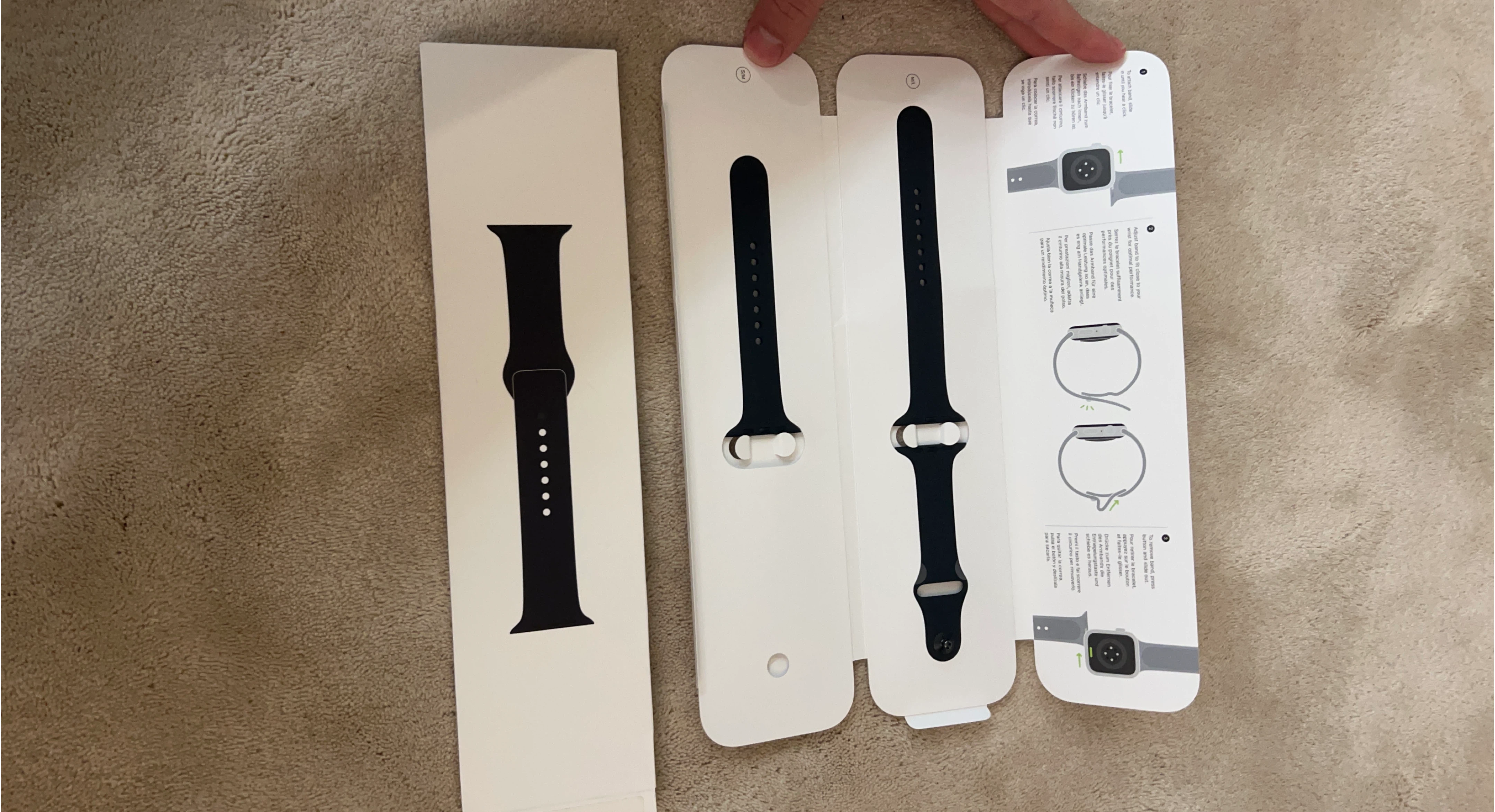 New Apple Watch Band - Black 44mm
