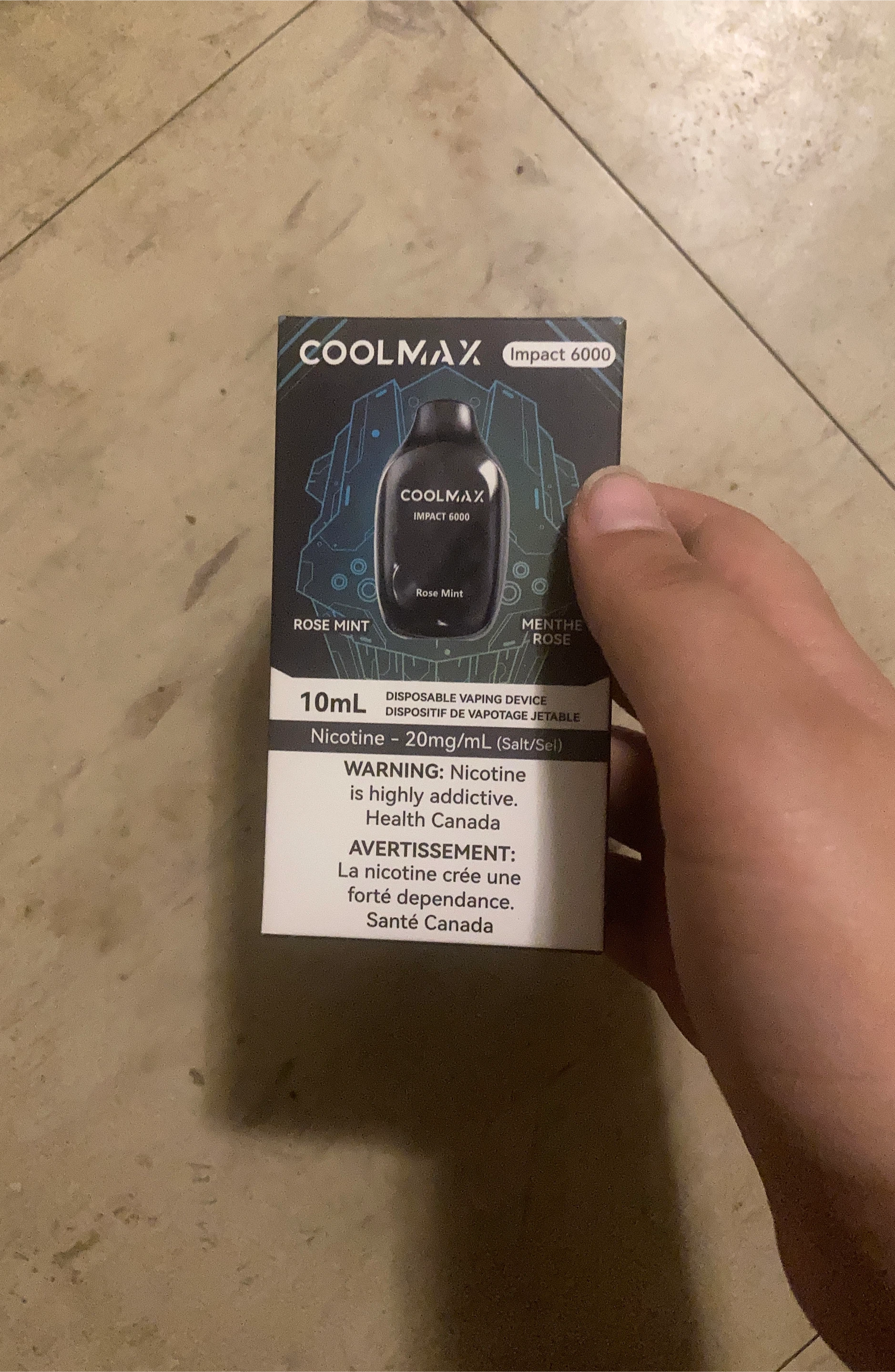 COOLMAX Impact 6000 Rose Mint 10mL