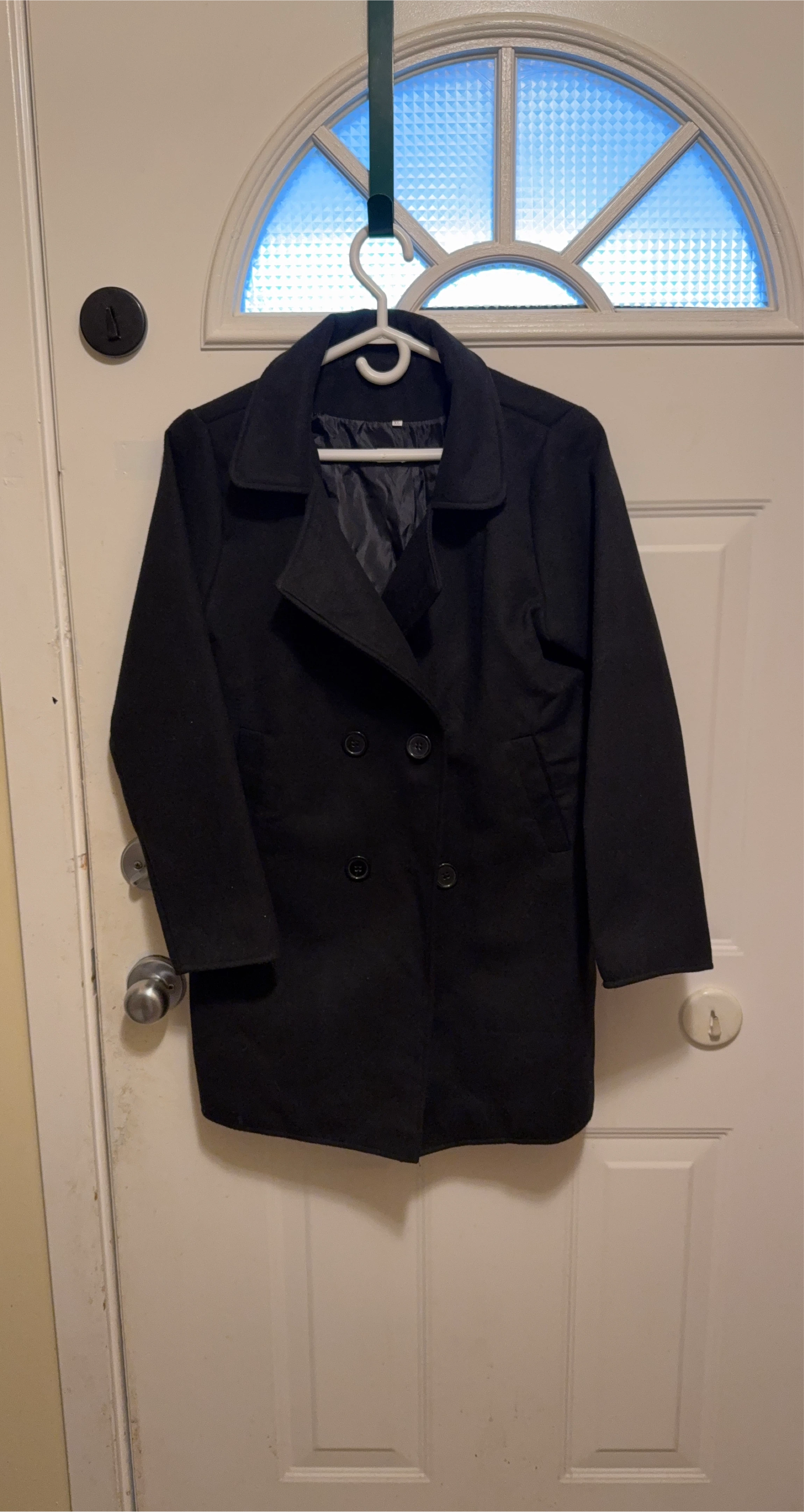 Black Wool Blend Coat image indicator(1)