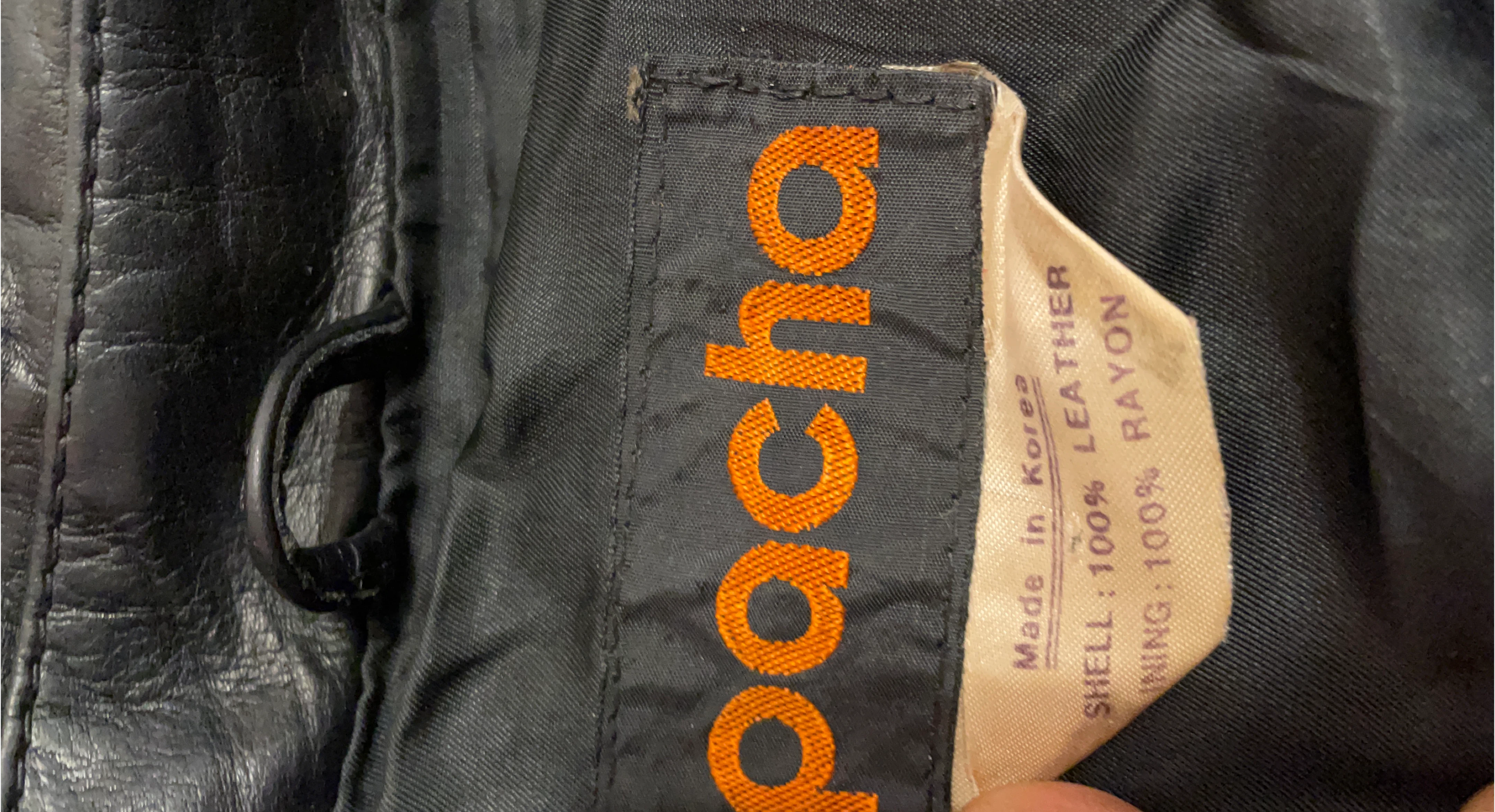 Paccha Black Leather Jacket