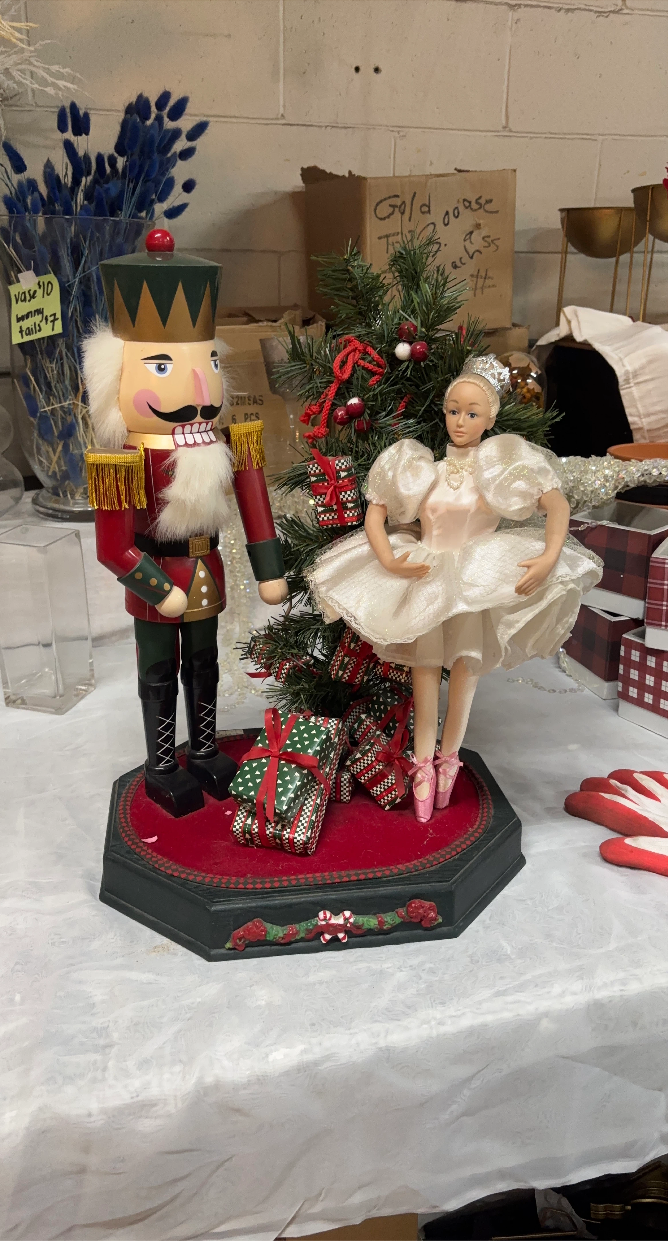 Christmas Nutcracker and Ballerina Doll