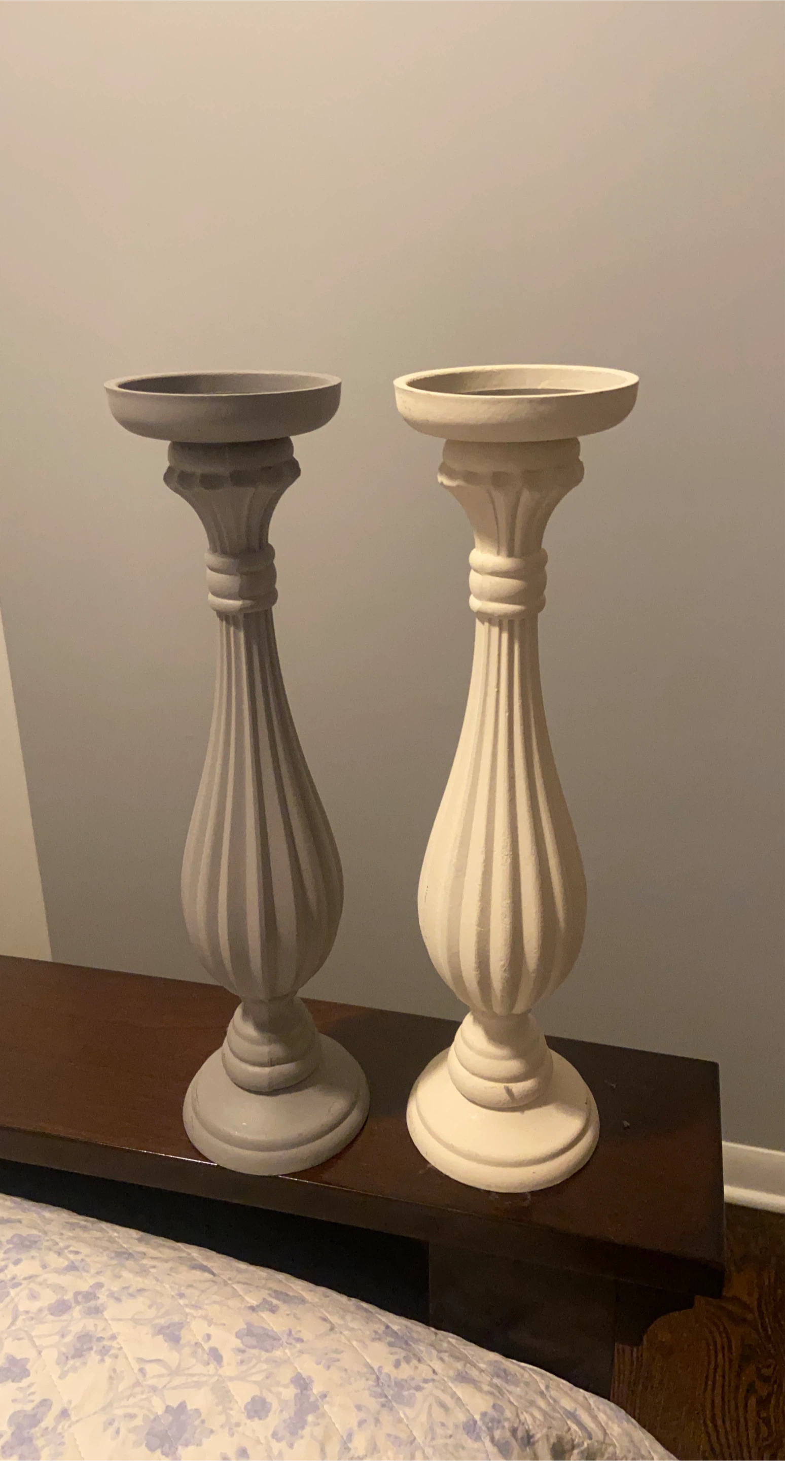 Pair of Decorative Candle Holders