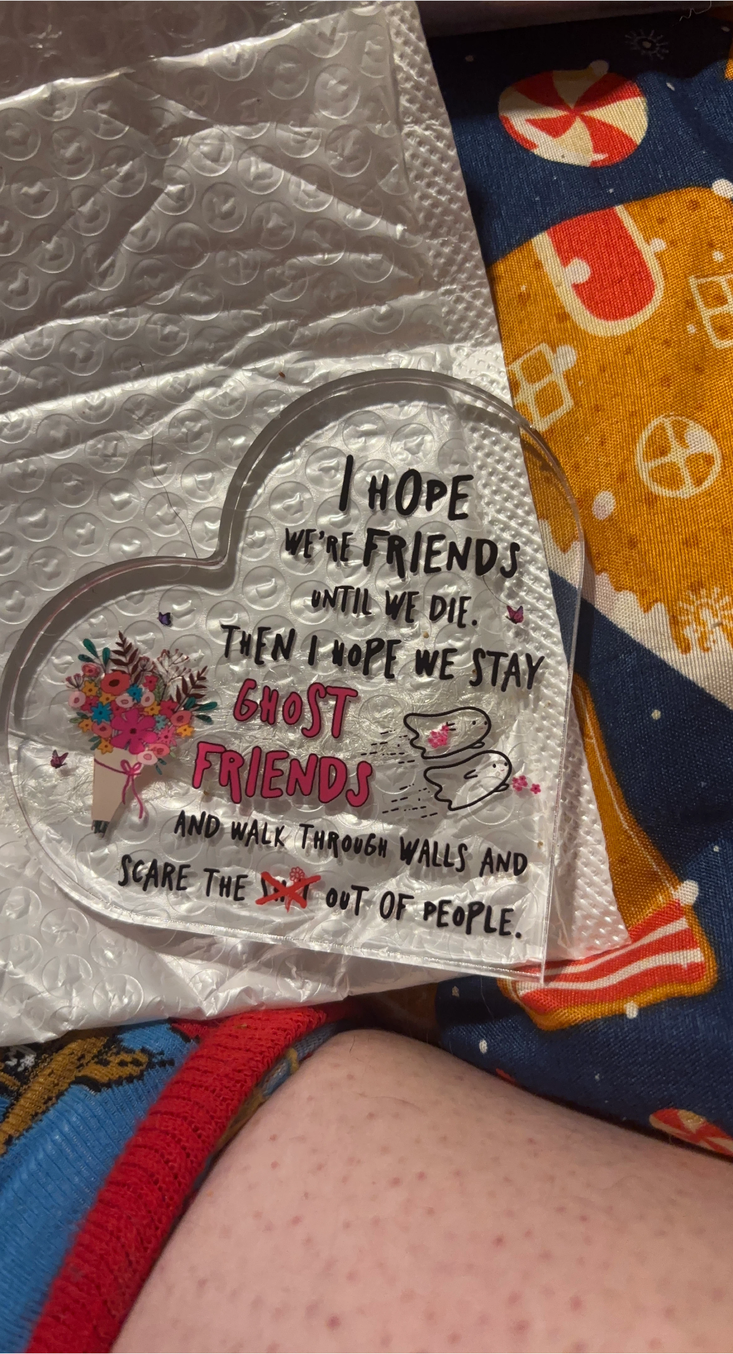 Heart Shaped Ghost Friends Decor