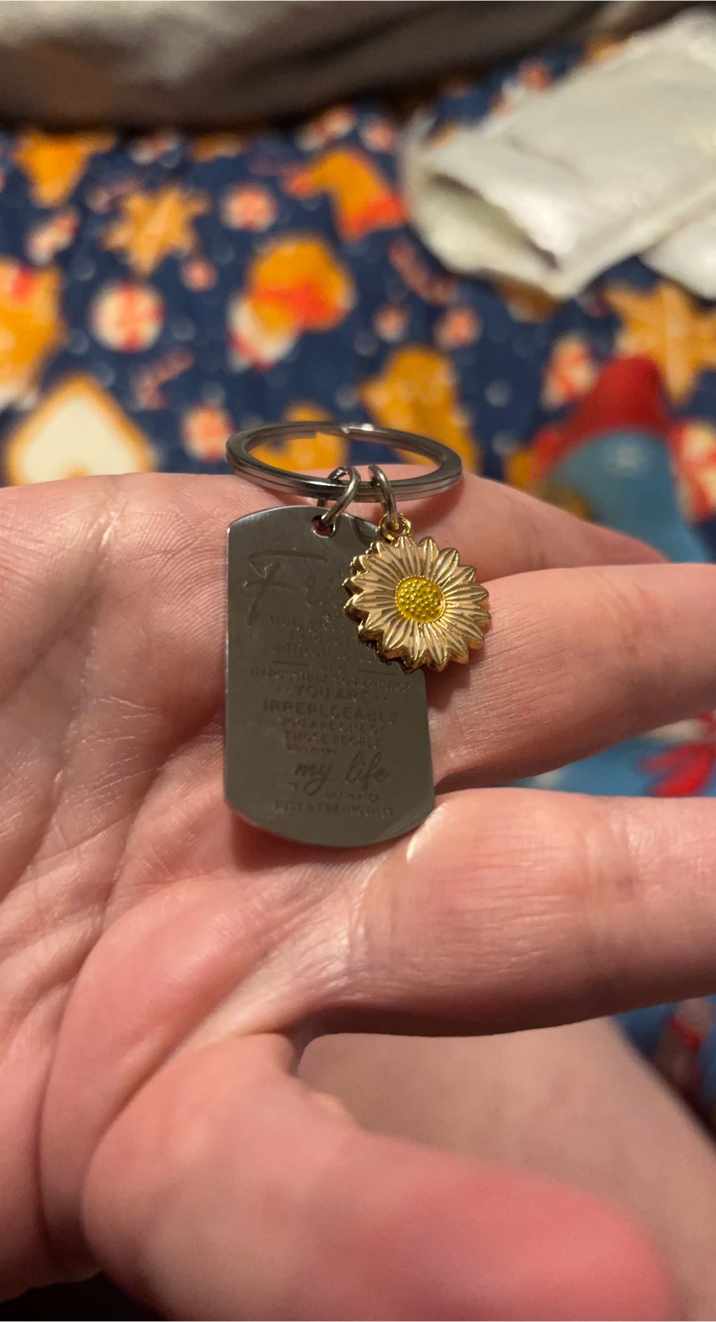 Sunflower Keychain