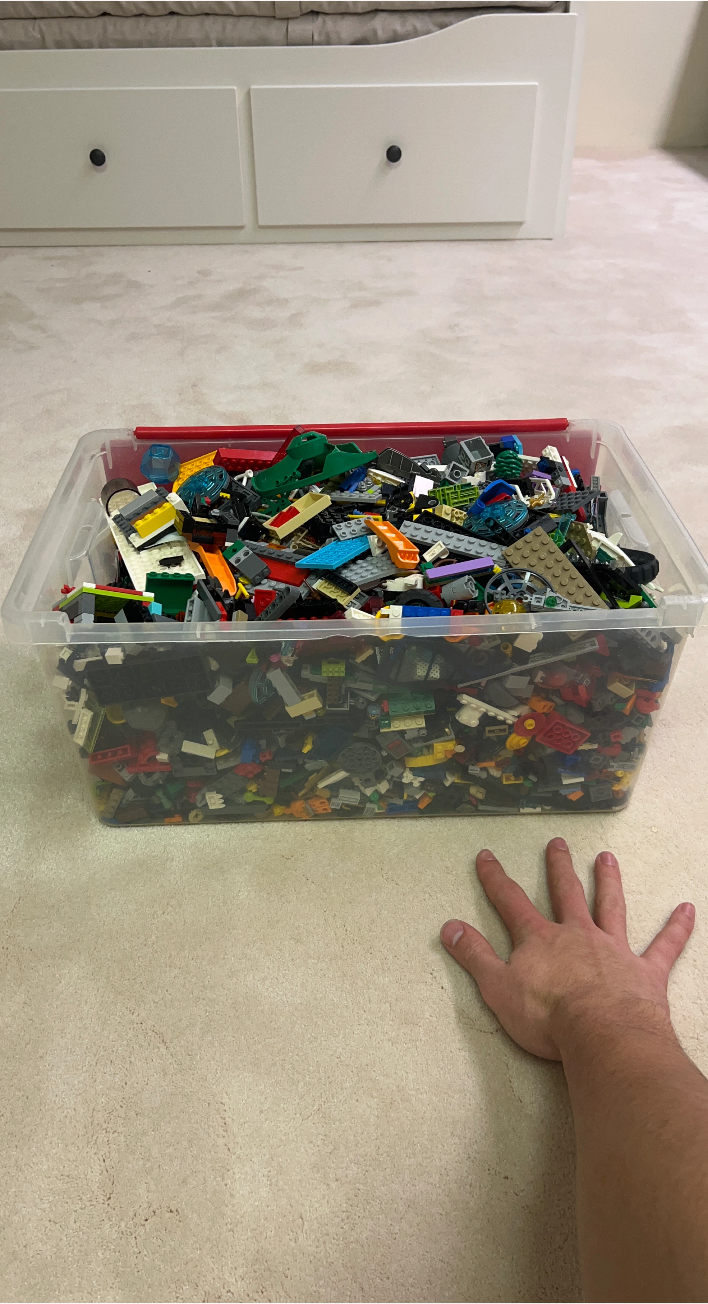 Large Tub of LEGO Bricks