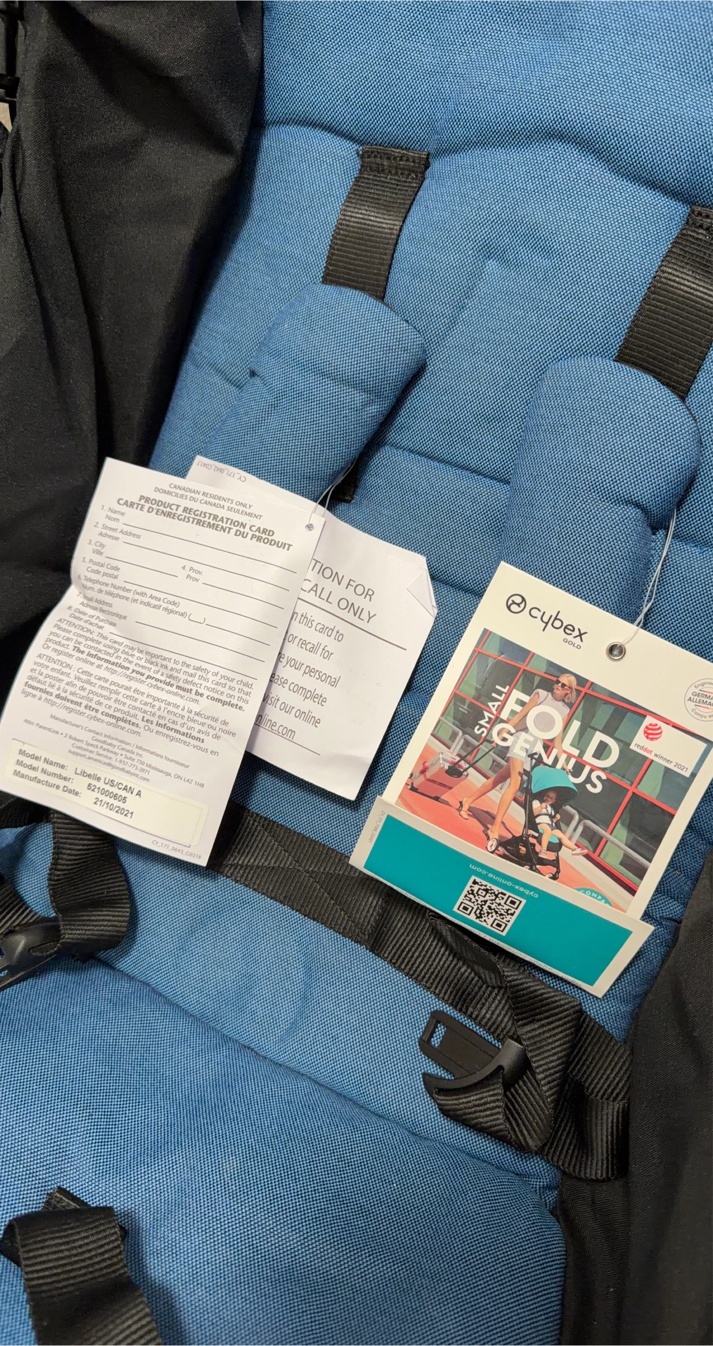 Cybex Libelle Blue Stroller