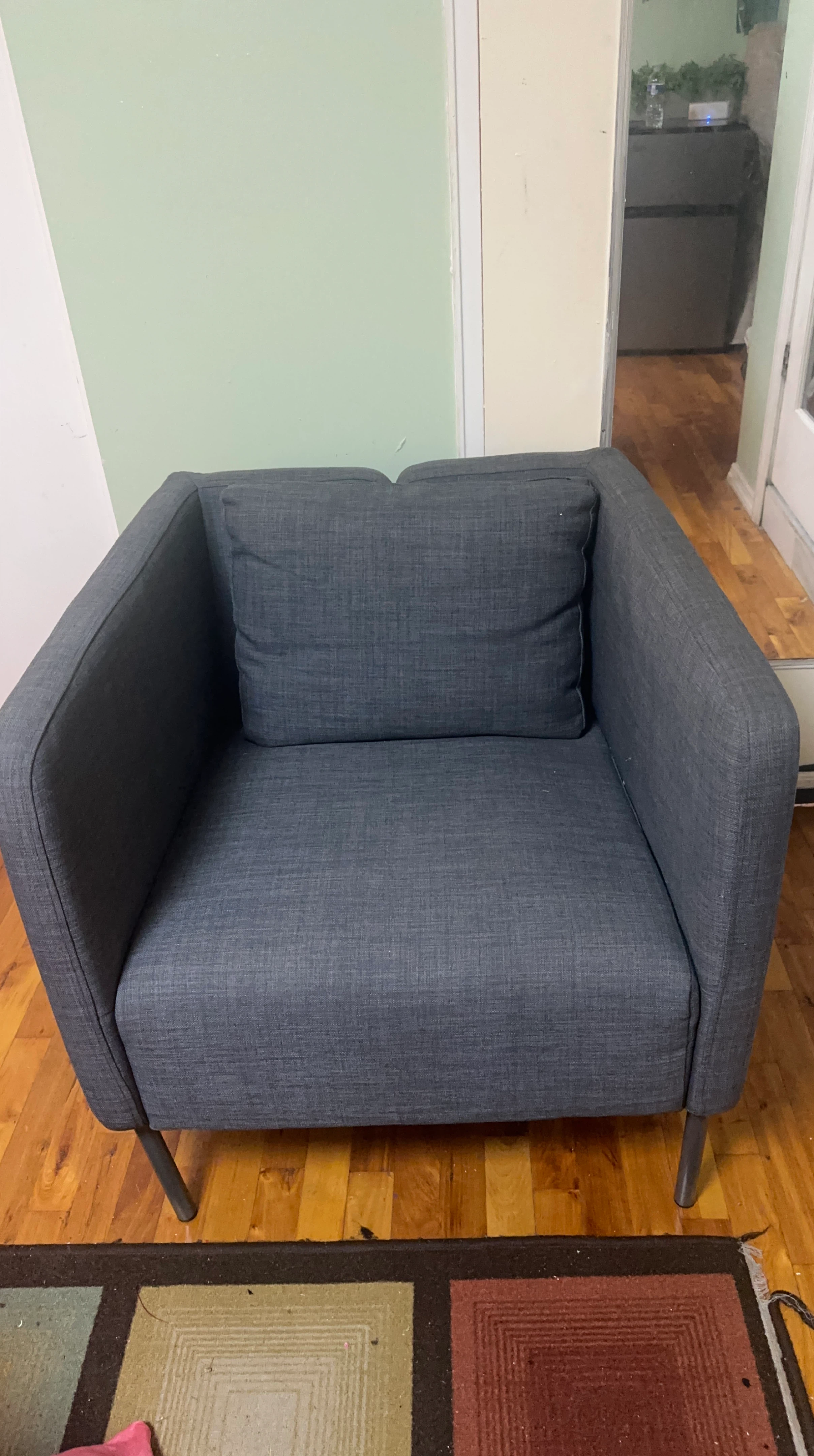 Gray Armchair