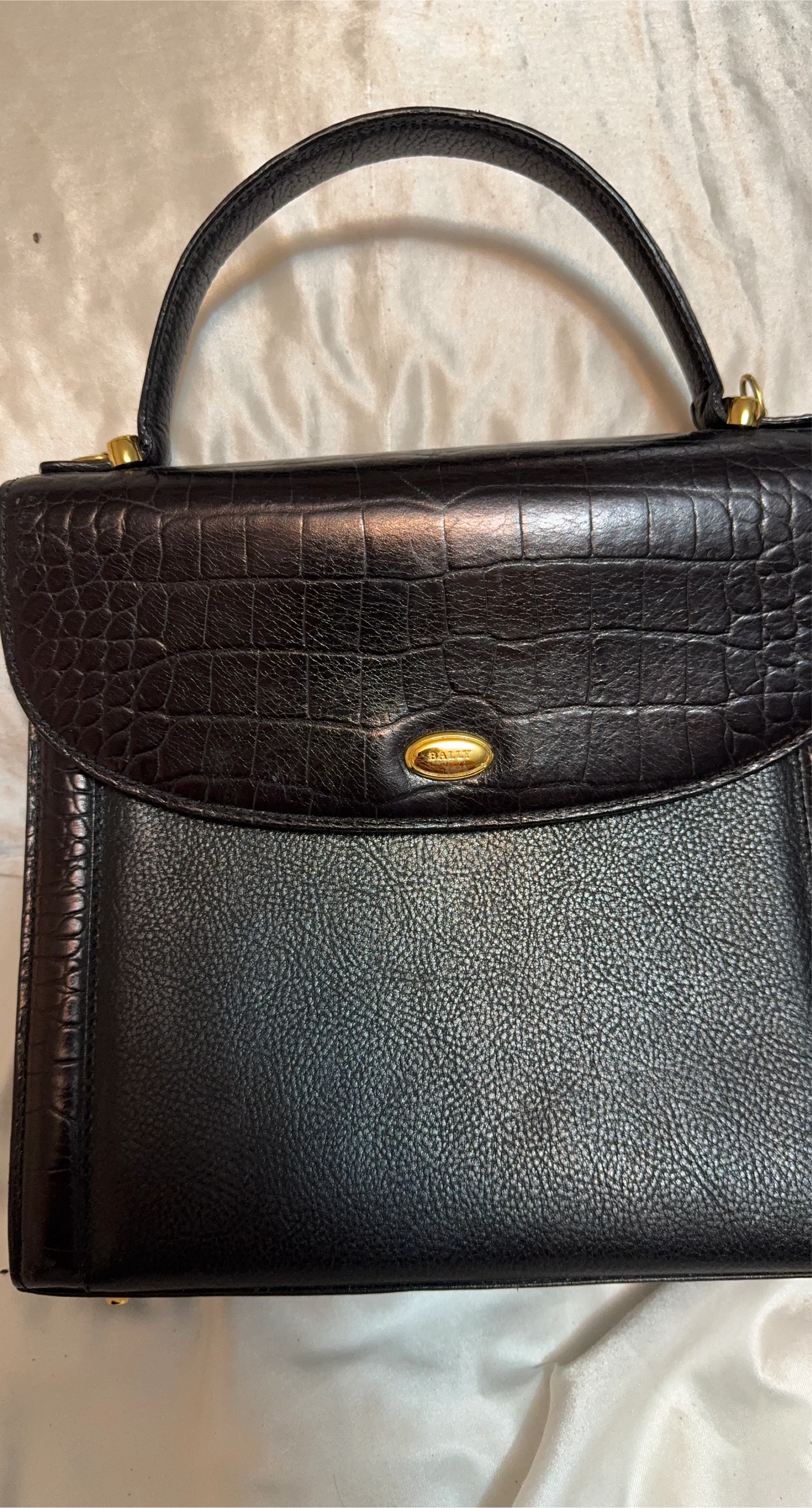 Bally Black Leather Handbag
