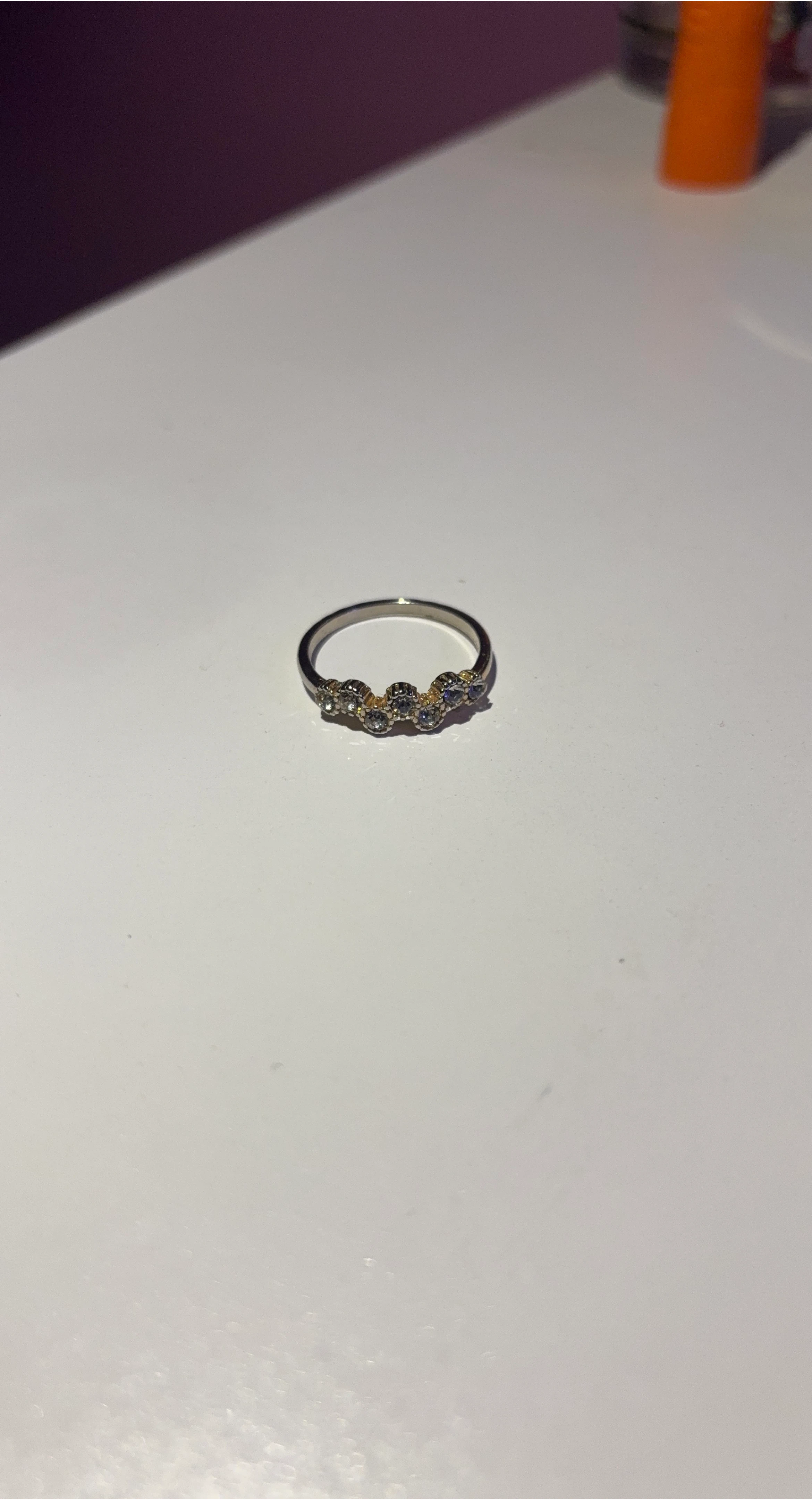 Ring with stones