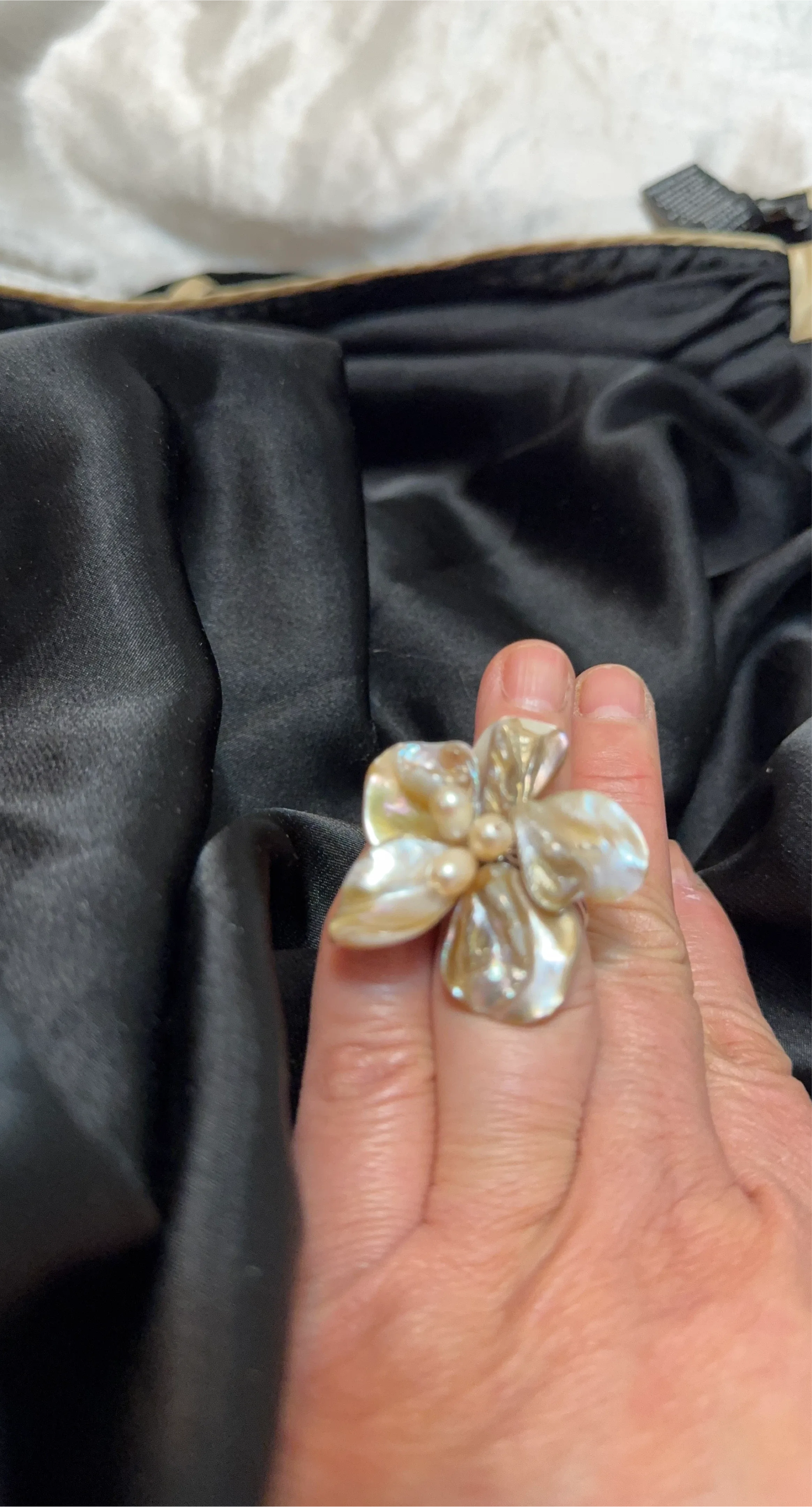 Pearl Flower Ring