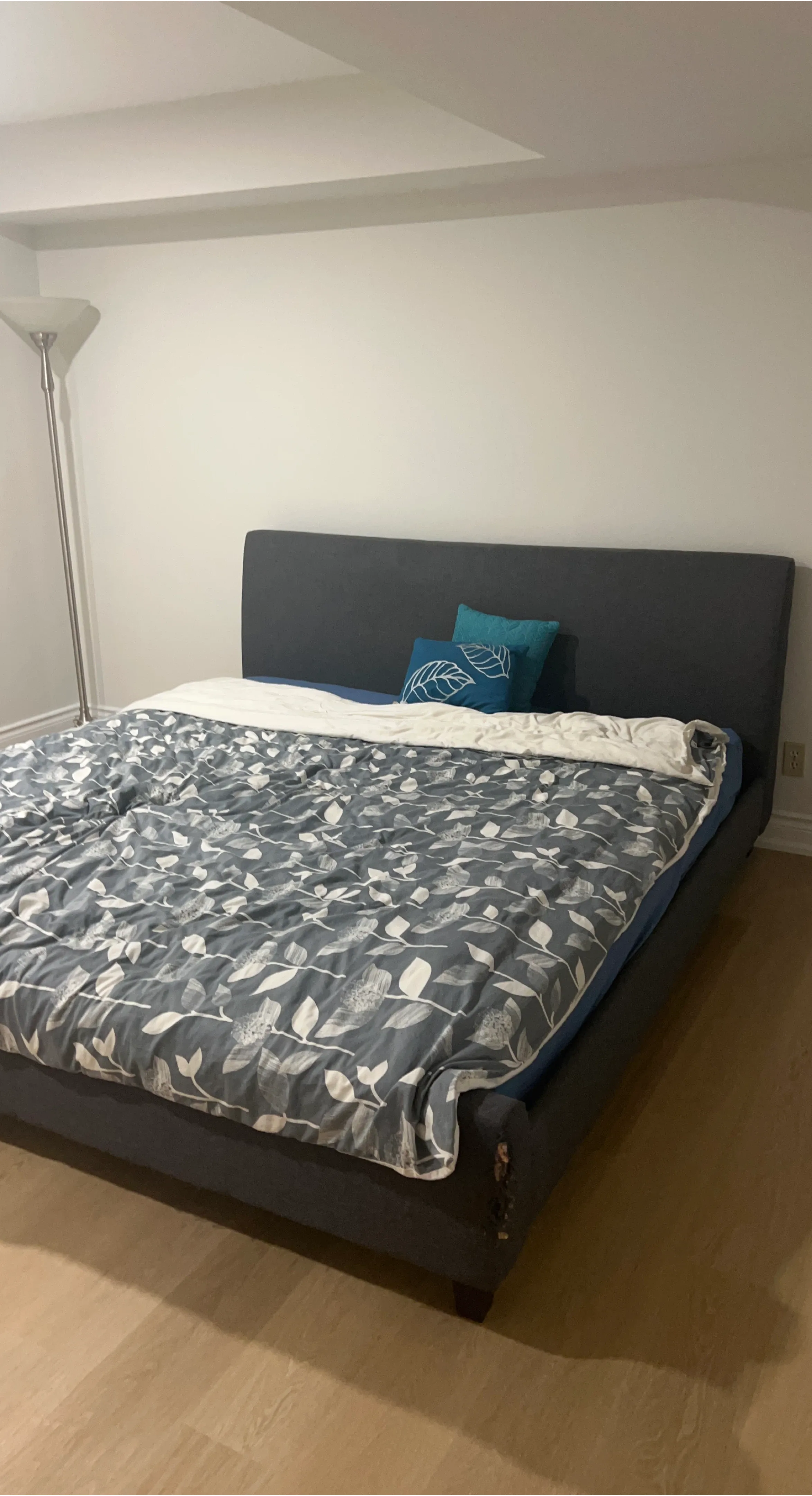 King Size Bed Frame - Grey