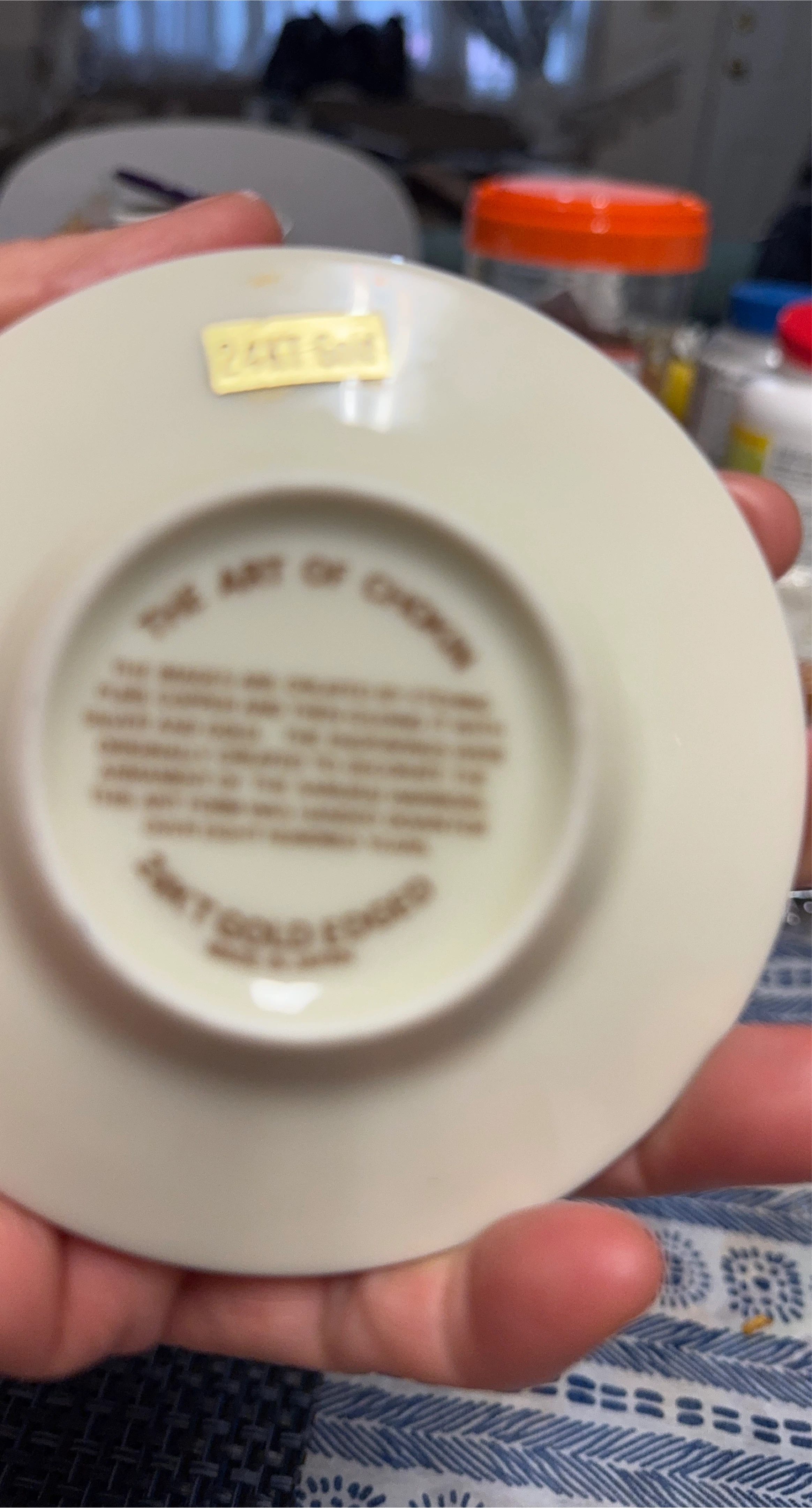 The Art of Chokin Collector Plate