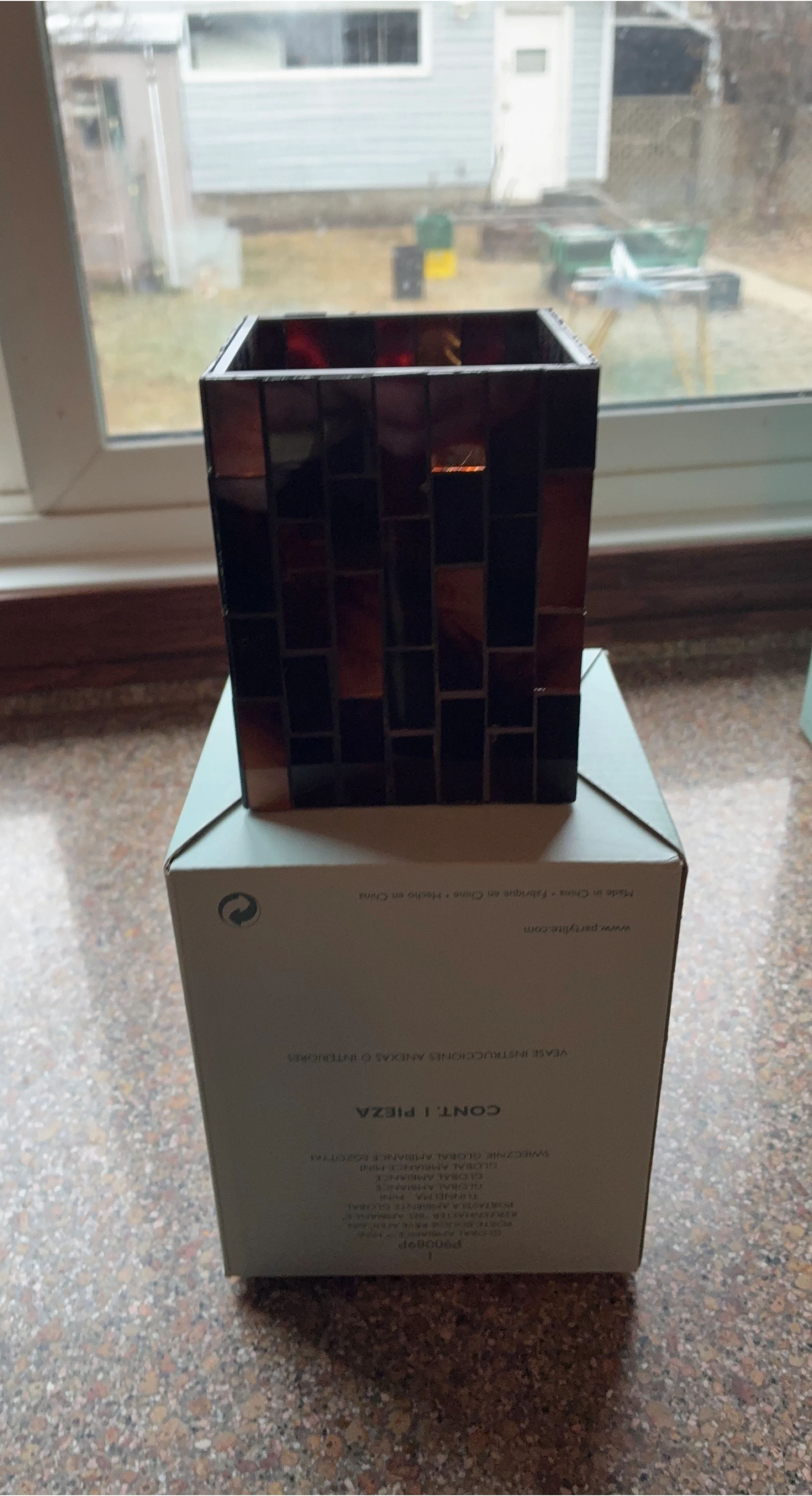 PartyLite Mosaic Candle Holder with Box image indicator(1)