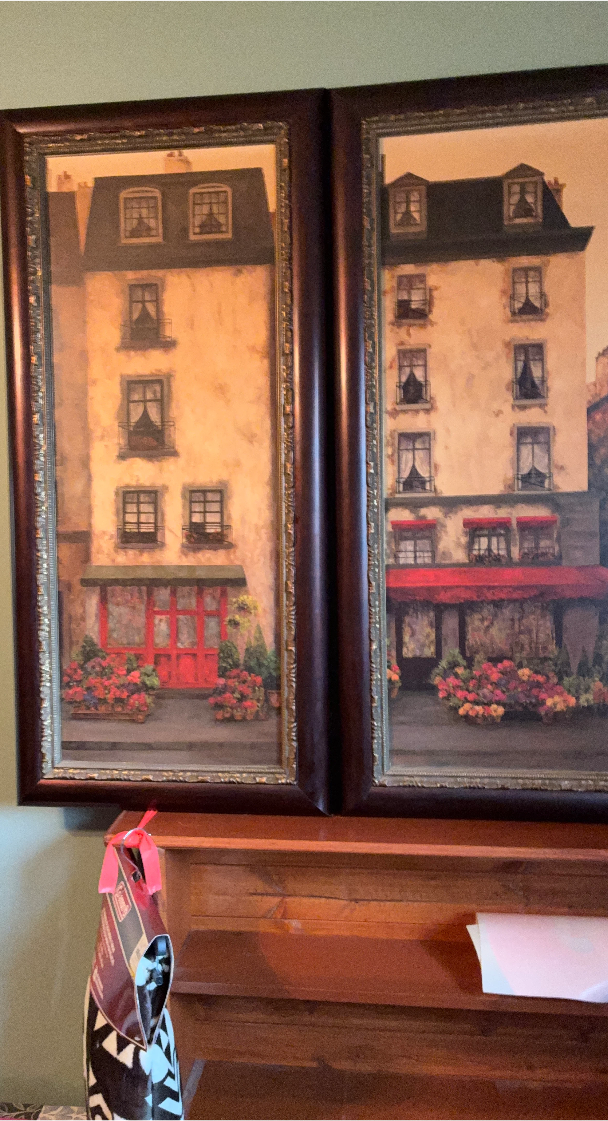 Framed Paris Street Scene Prints (Set of 2) image indicator(1)