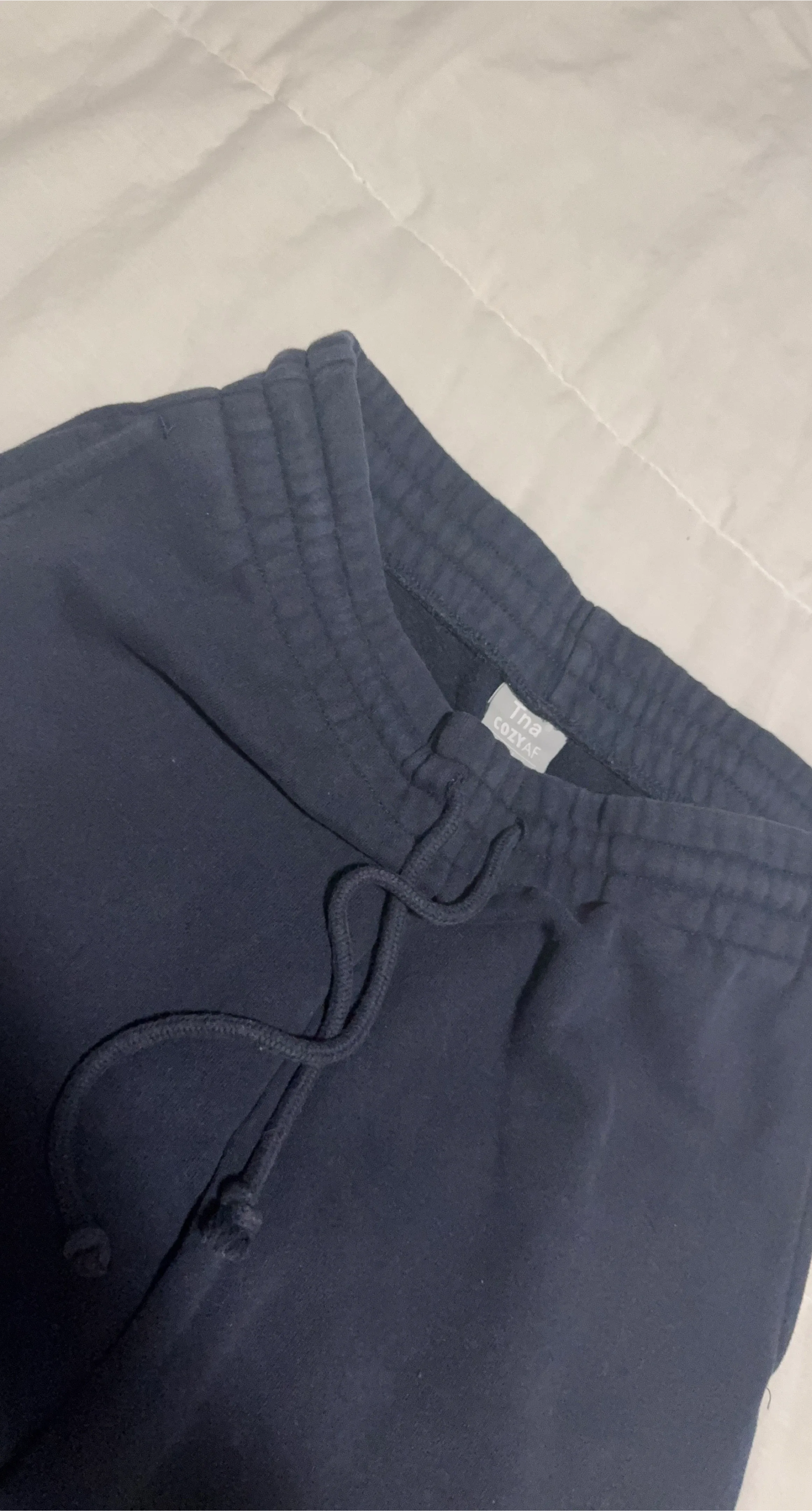 TNA Cozy AF Navy Blue Sweatpants