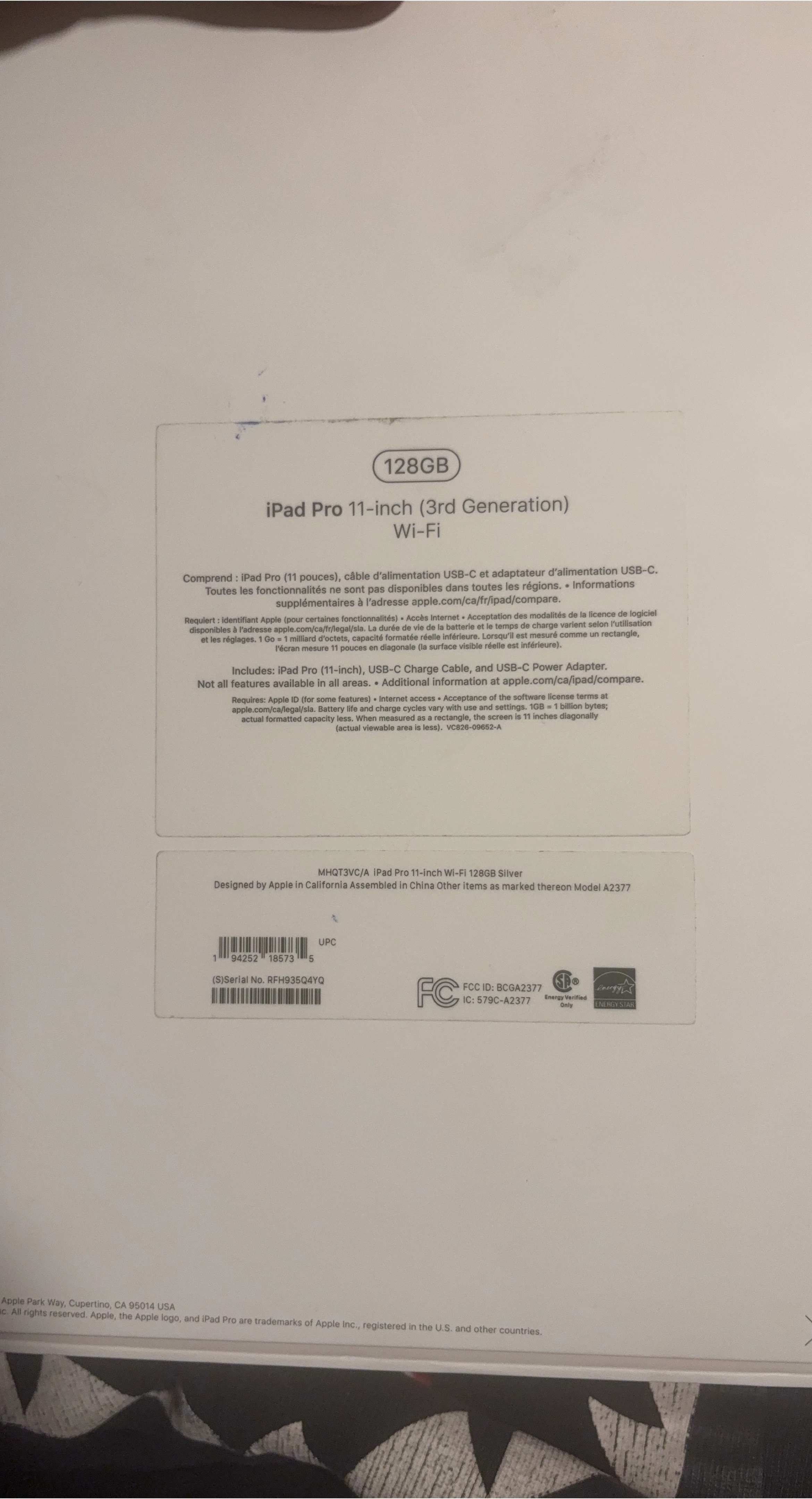 Apple iPad Pro 11-inch (3rd Gen) 128GB
