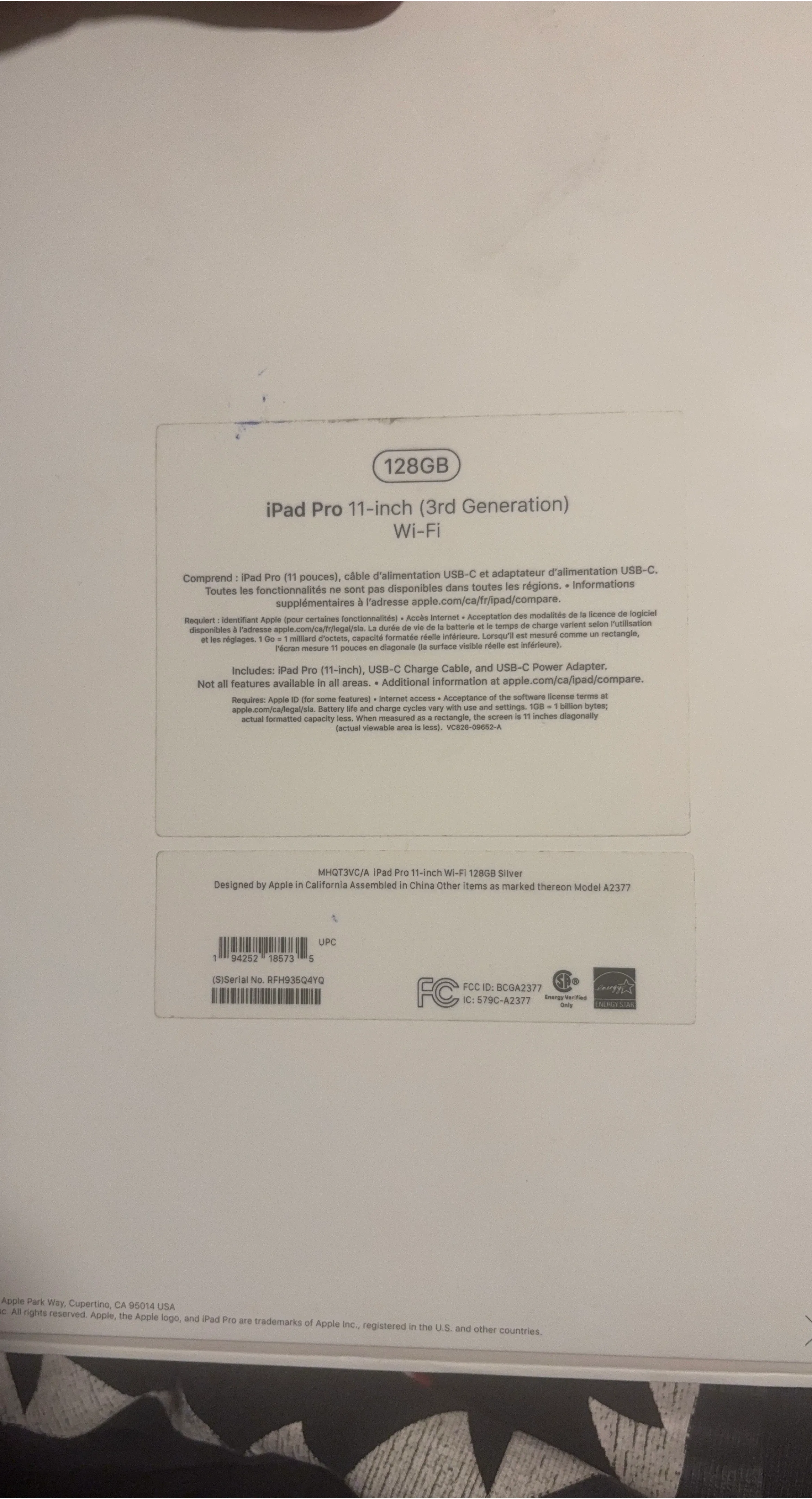 Apple iPad Pro 11-inch (3rd Gen) 128GB