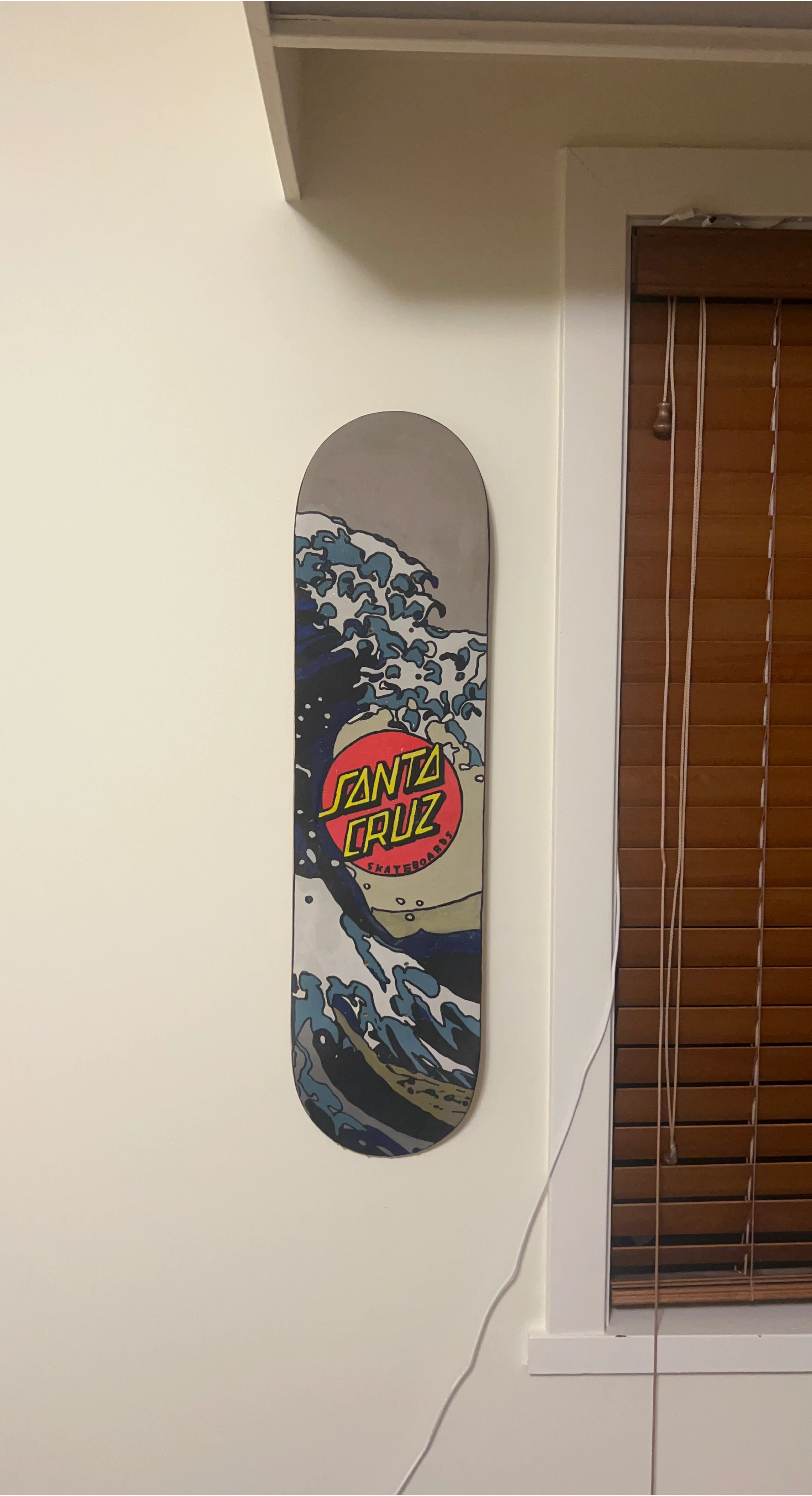 Hangable decoration Santa Cruz Skateboard Deck