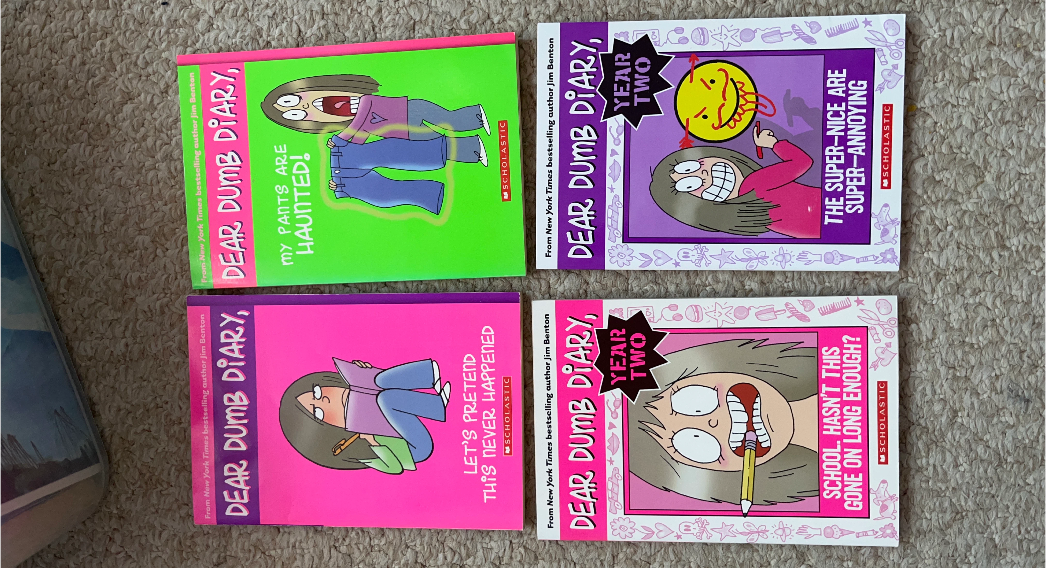 Dear Dumb Diary Books by Jim Benton