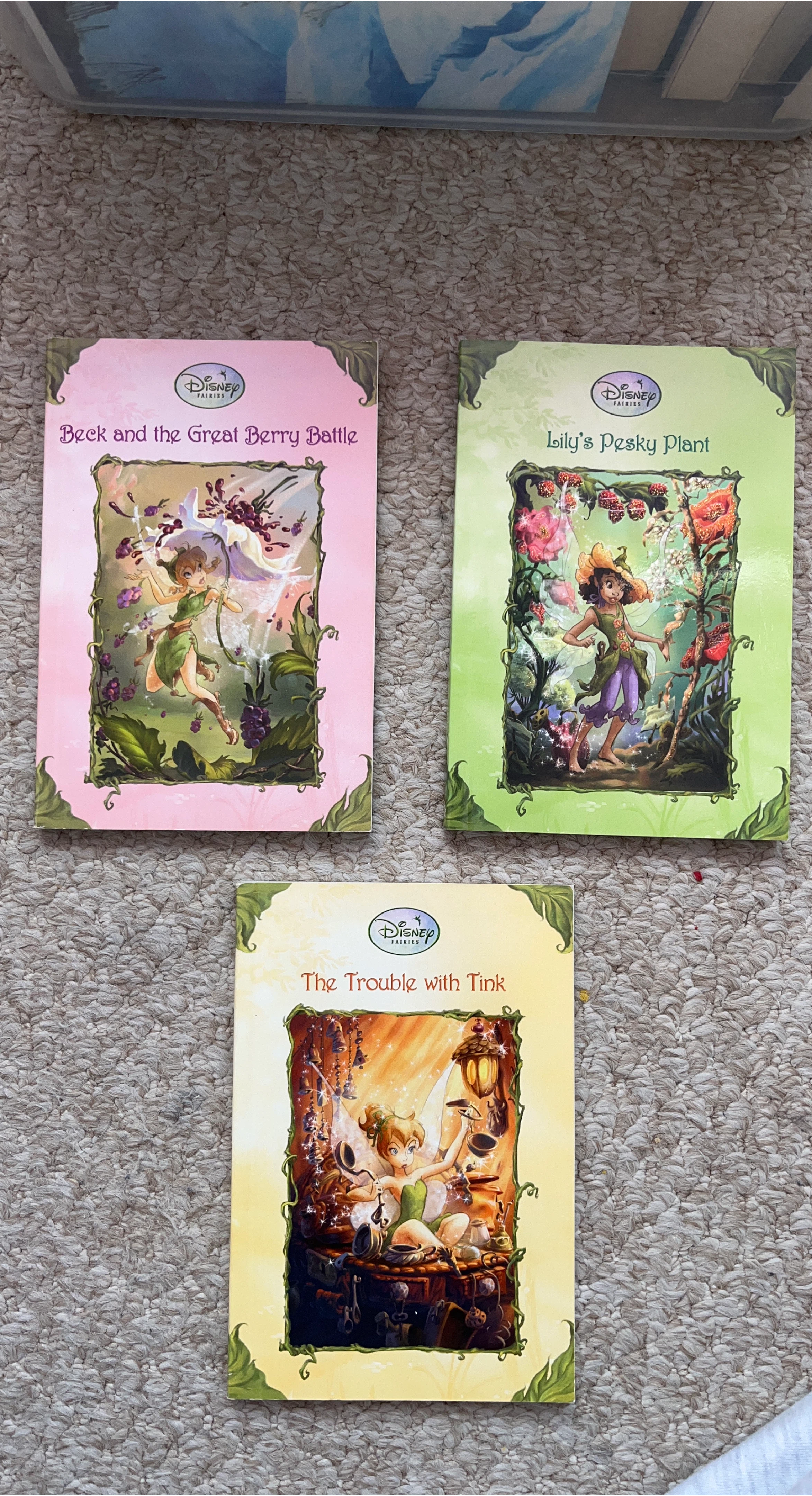 Disney Fairies Books - Beck, Lily, Tink
