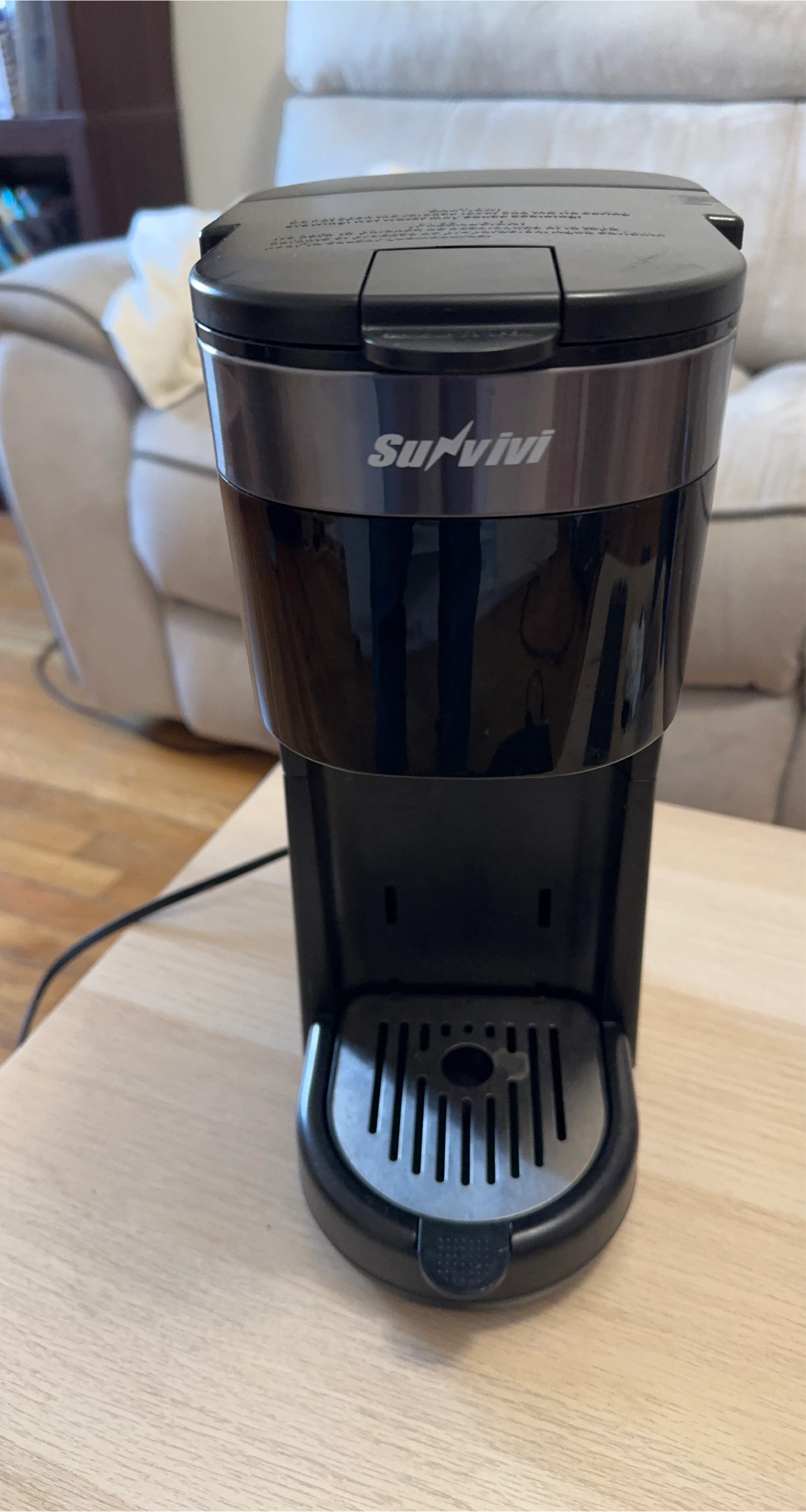 Survivi Single Serve Coffee Maker - Black